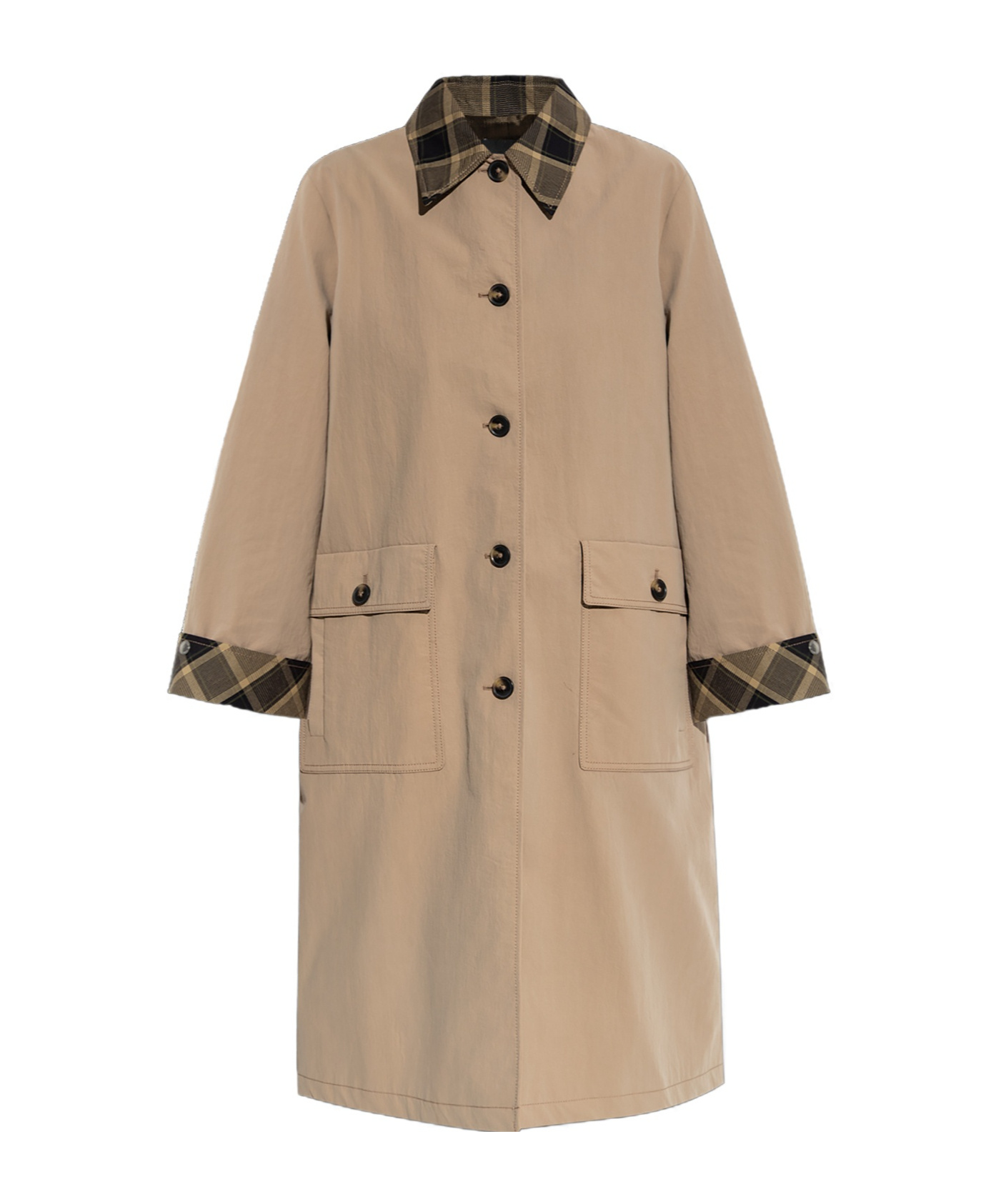 Ps By Paul Smith Lapel Long Sleeve Coat