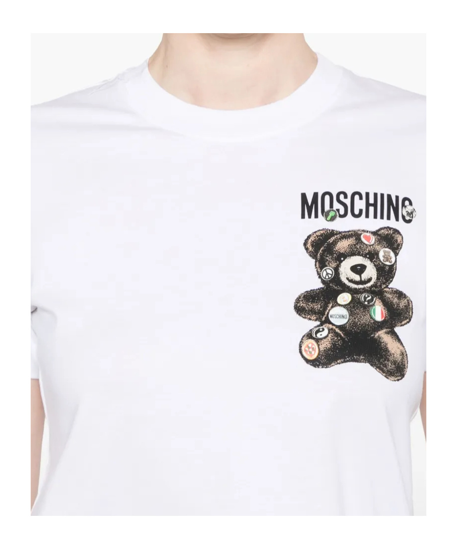 Moschino In Love We Trust T-shirt In White