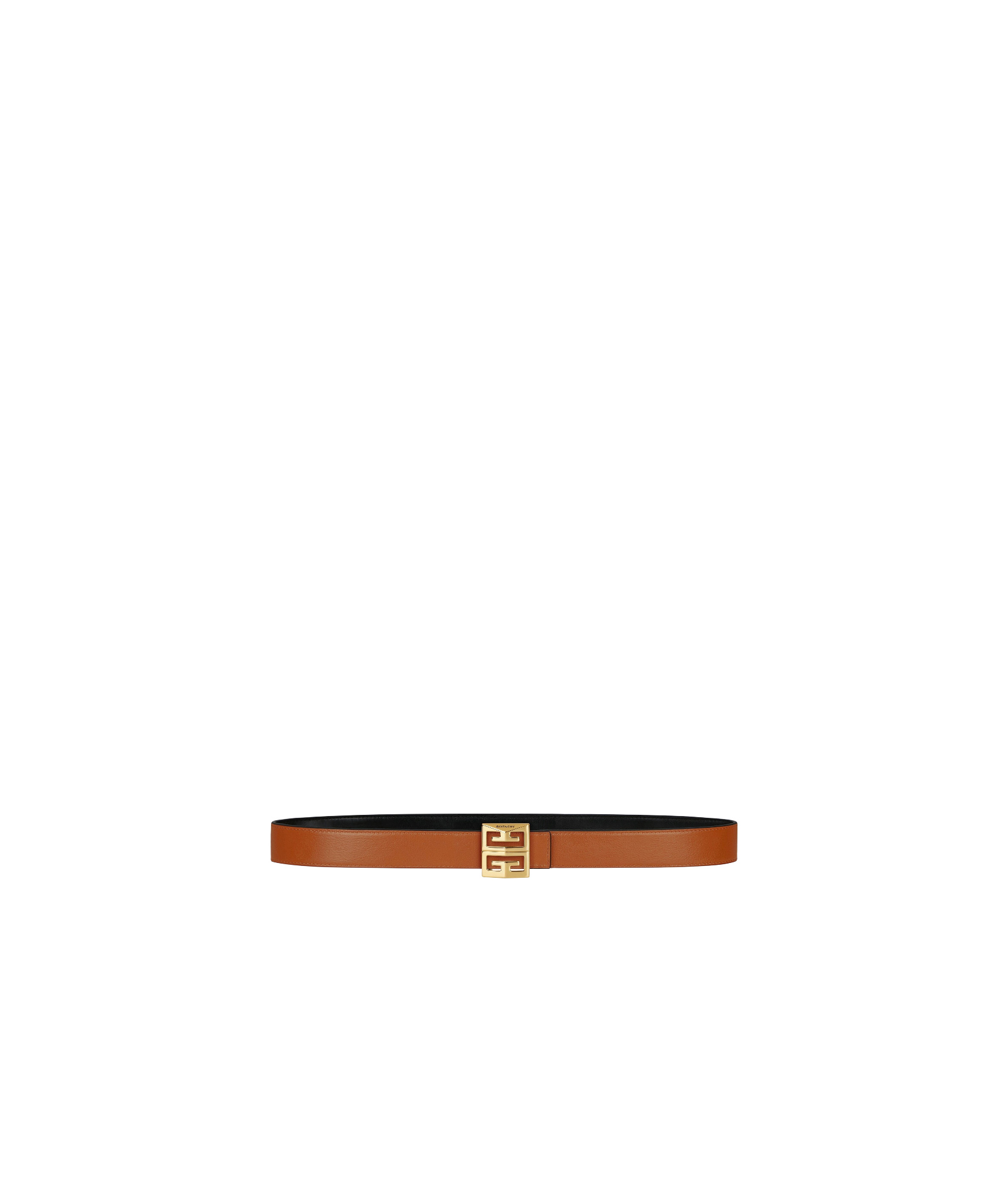 Givenchy Reversible Leather Belt In Brown