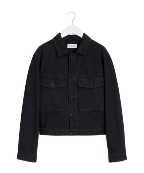 Lemaire Single-breasted Jacket In Black
