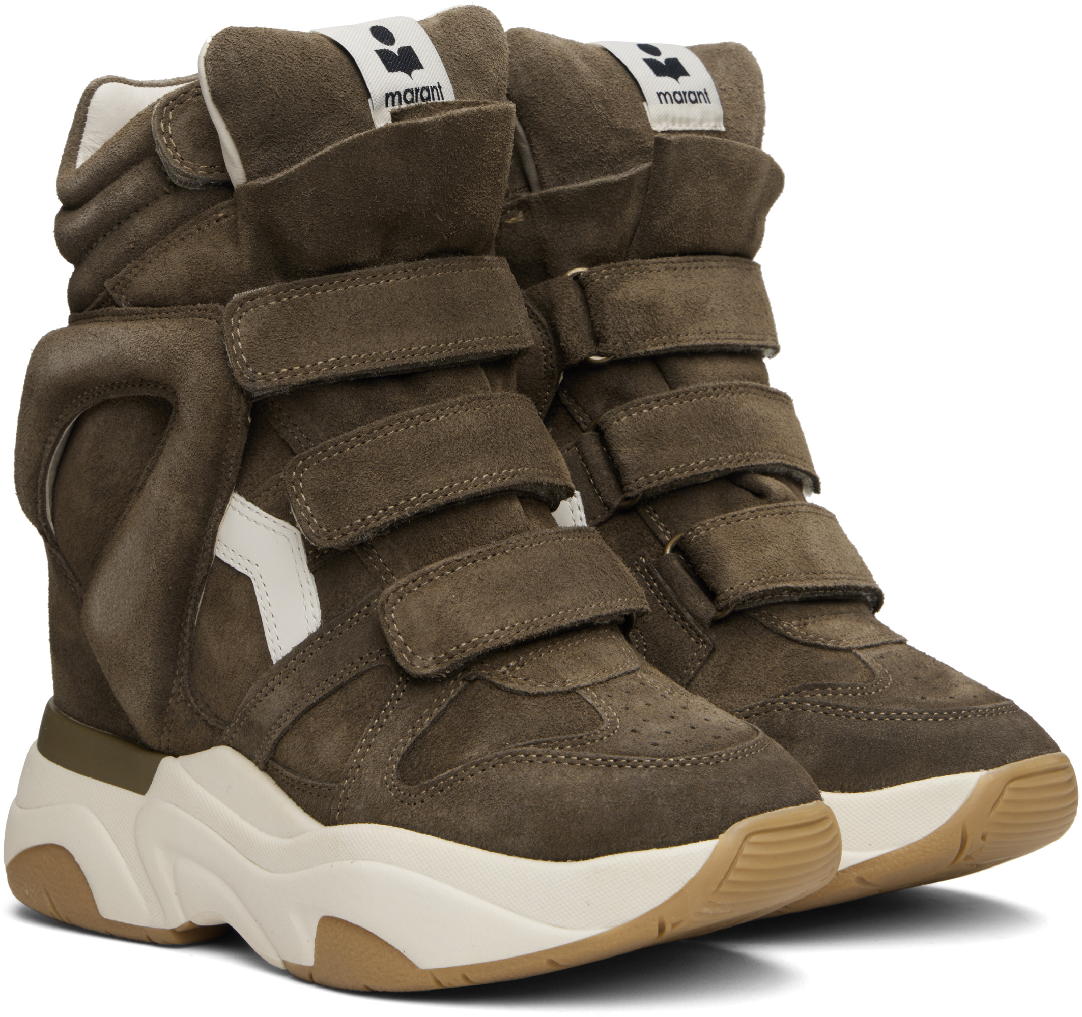 Isabel Marant Balskee High-top Sneakers In Brown