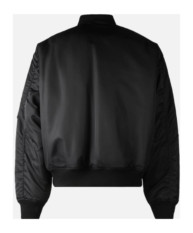 Hogan Reversible Bomber Jacket In Black