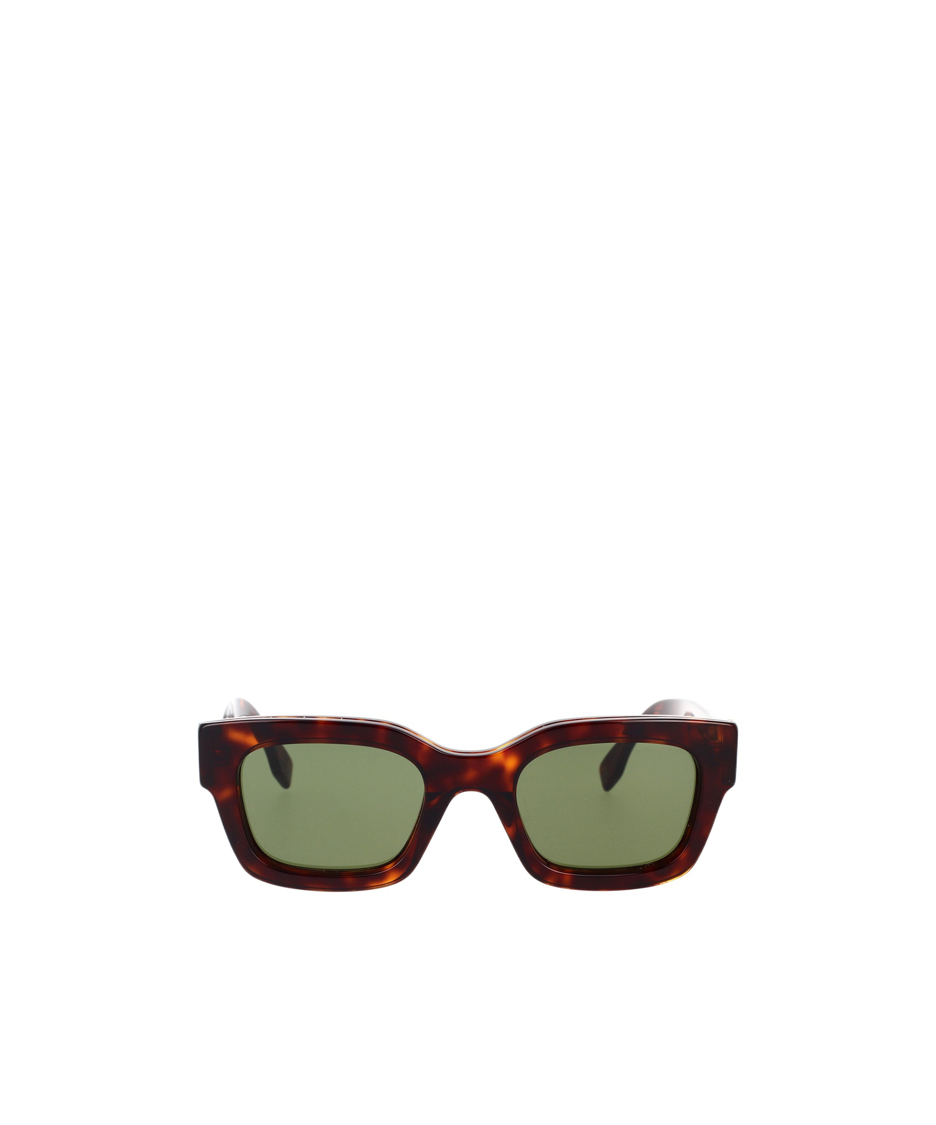 Fendi Rectangular Sunglasses In Green