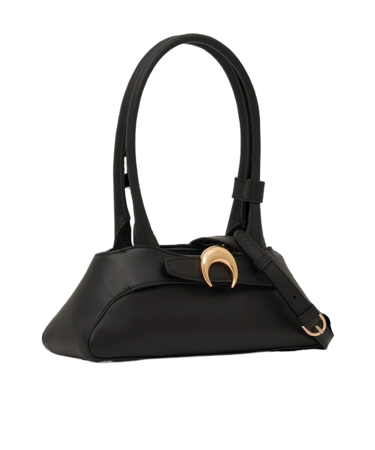Marine Serre Double-handle Shoulder Bag In Black