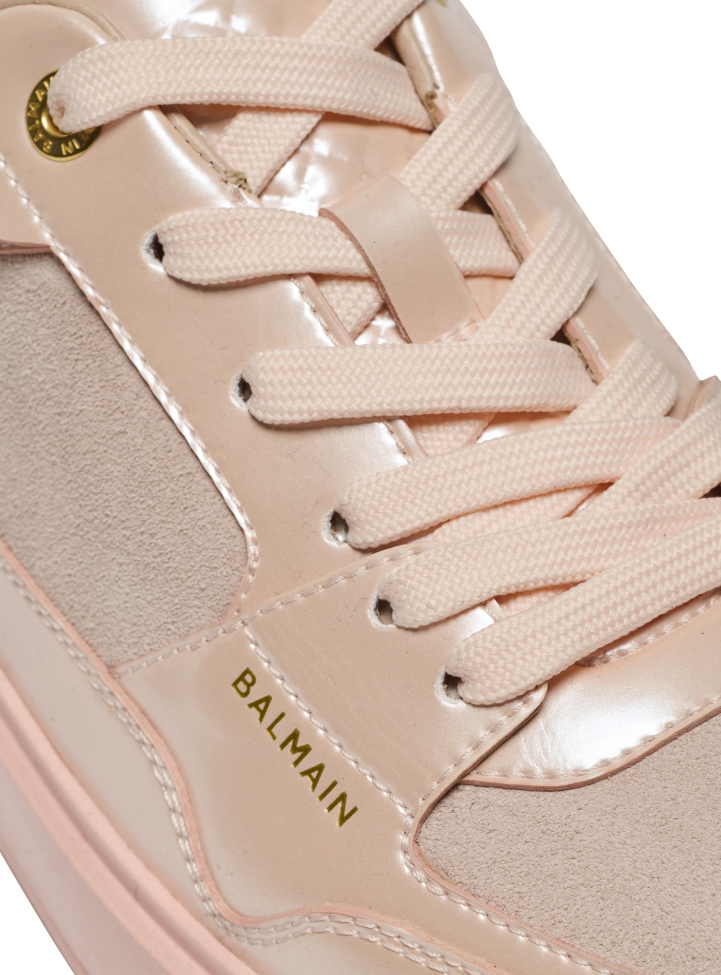 Balmain Iridescent B-court Flip Trainers
