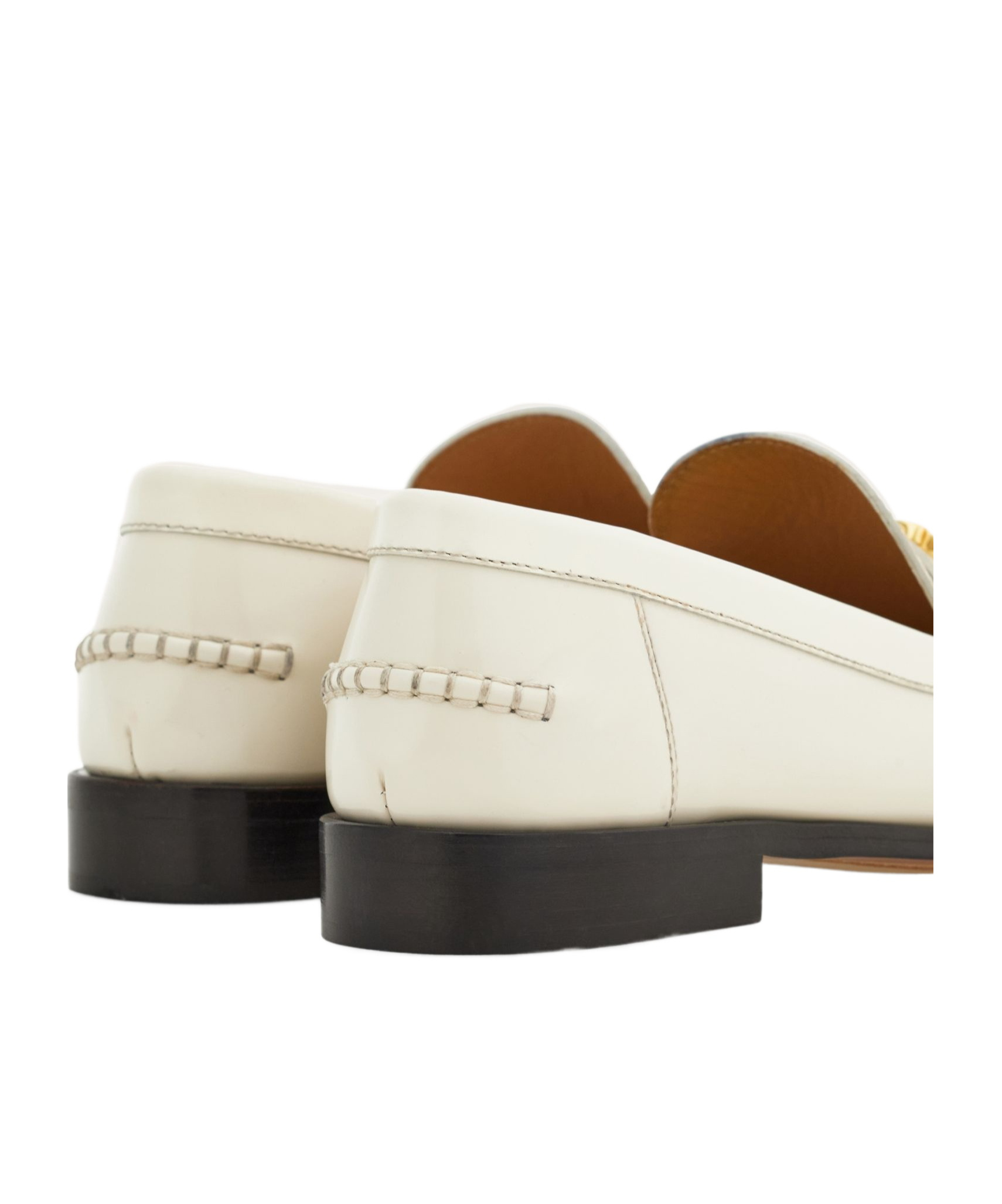 Ferragamo Harry Leather Loafers Hardware Toe In Brown
