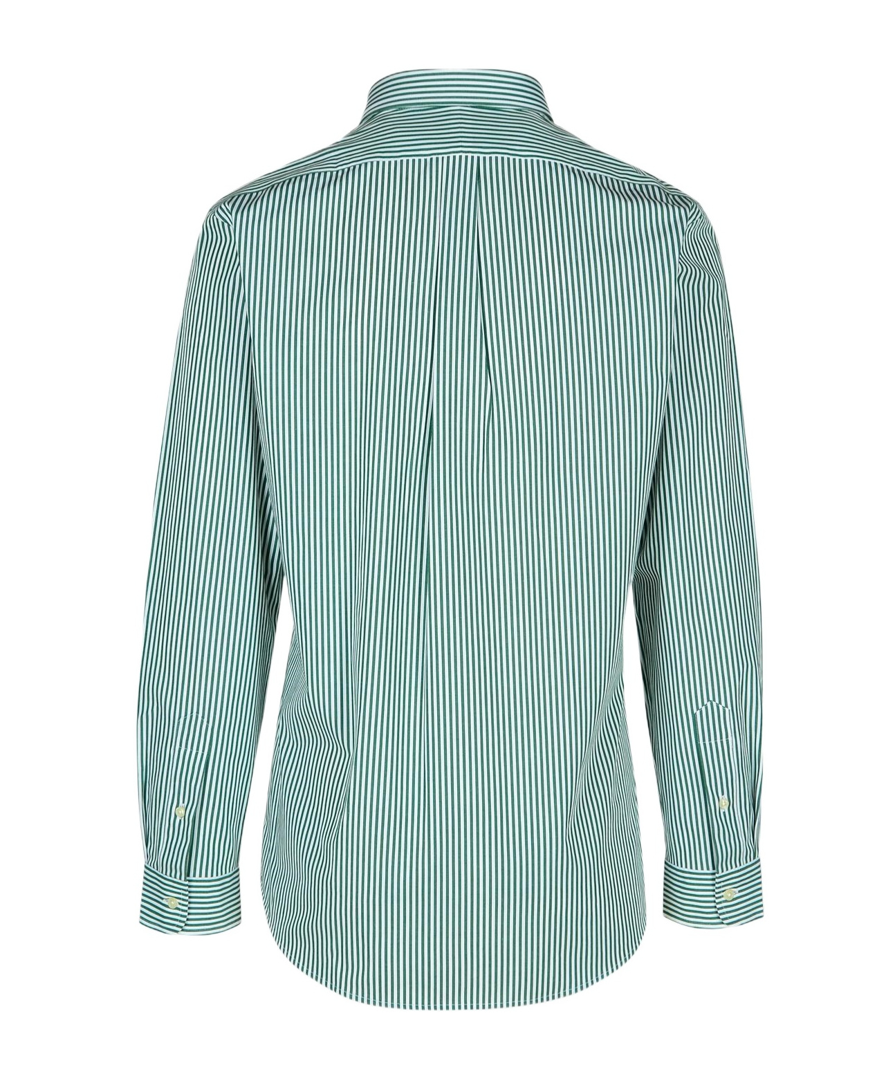 Polo Ralph Lauren Cotton Shirt Striped Pattern In Green
