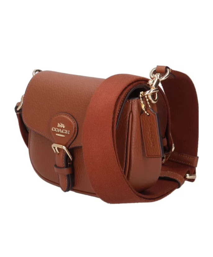 Coach Adjustable Shoulder Strap Shoulder Bag In Brown