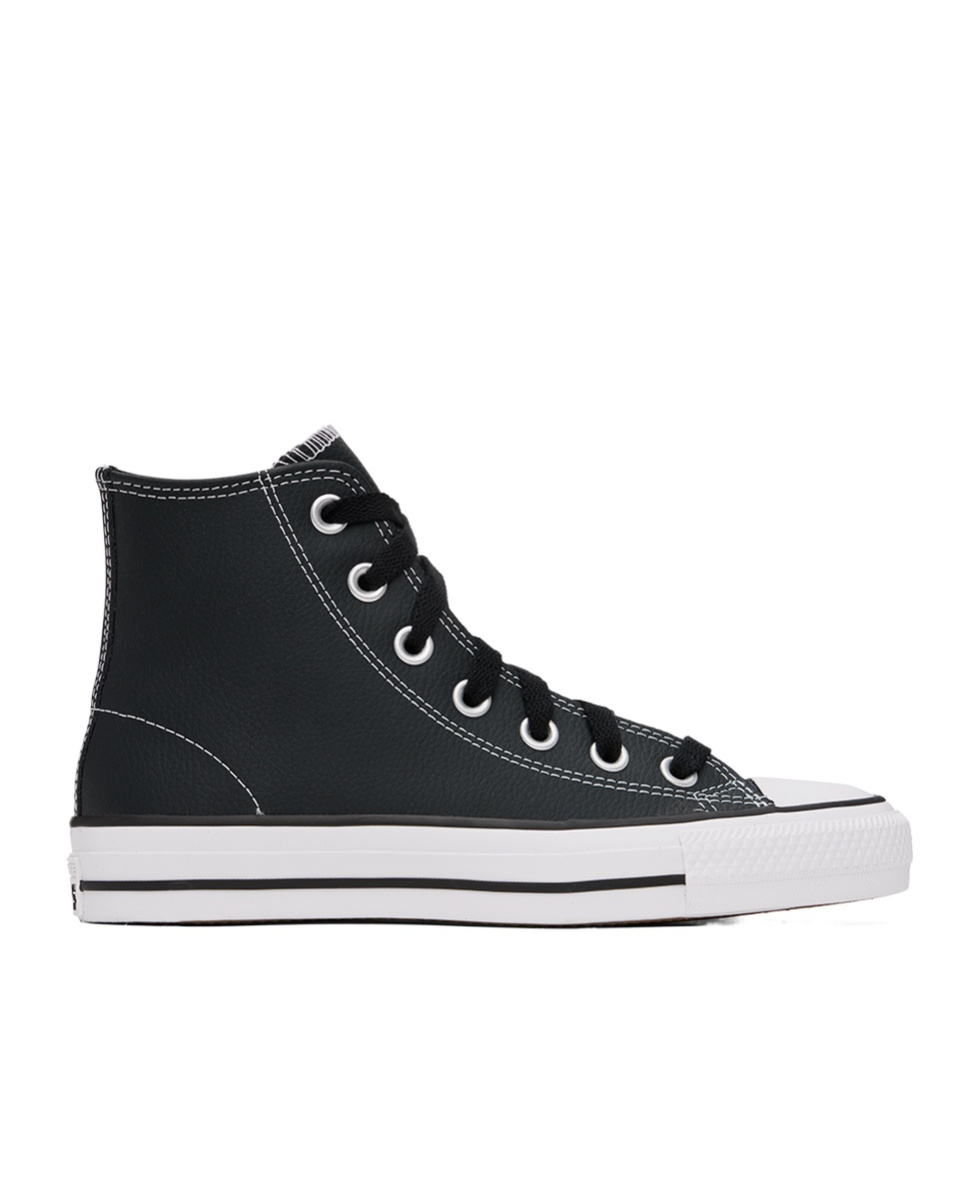 Converse Round Head Strapped High-top Casual Sneakers In Black