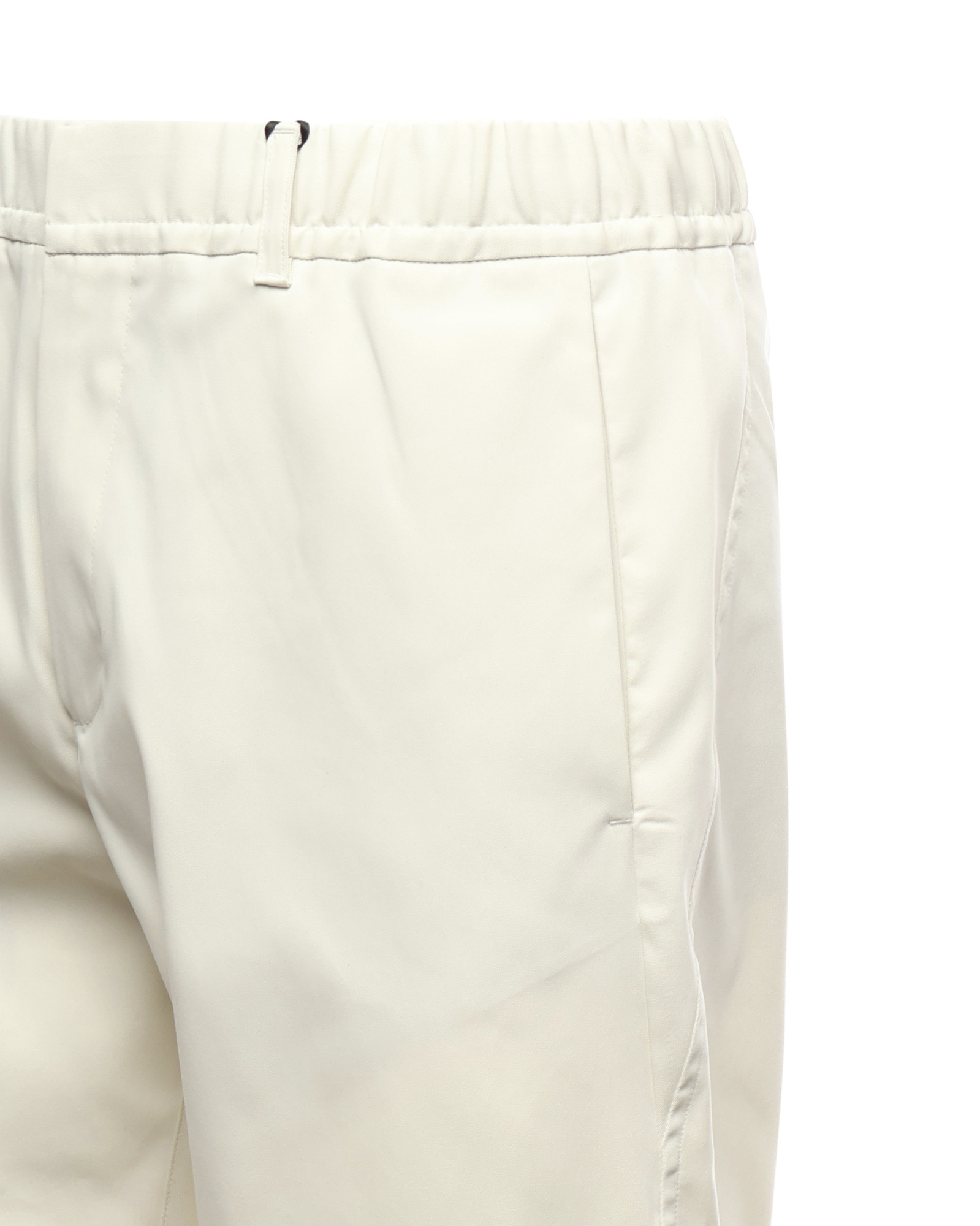 Herno Tapered Pants With Drawstring Waistband In Beige