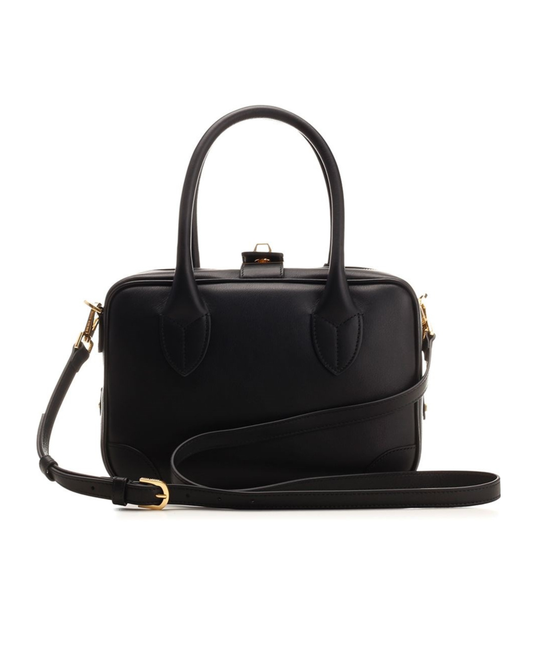 Golden Goose Deluxe Brand Logo Printed Zipped Tote Bag In Black