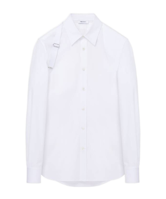 Alexander Mcqueen Harness Shirt In White