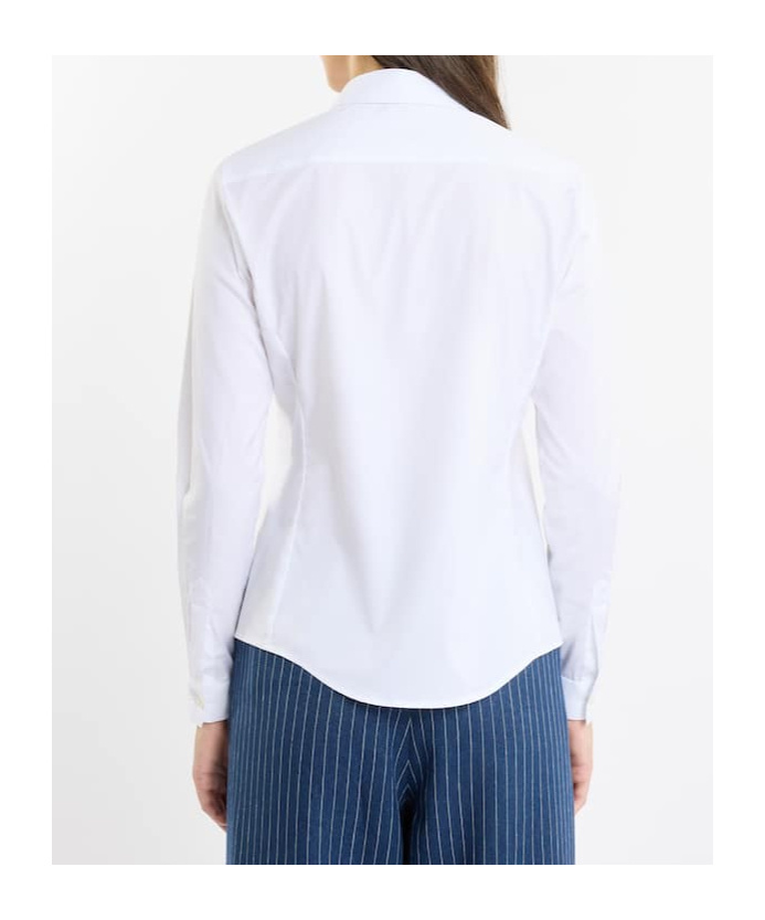 Fay Long-sleeved Shirt In White