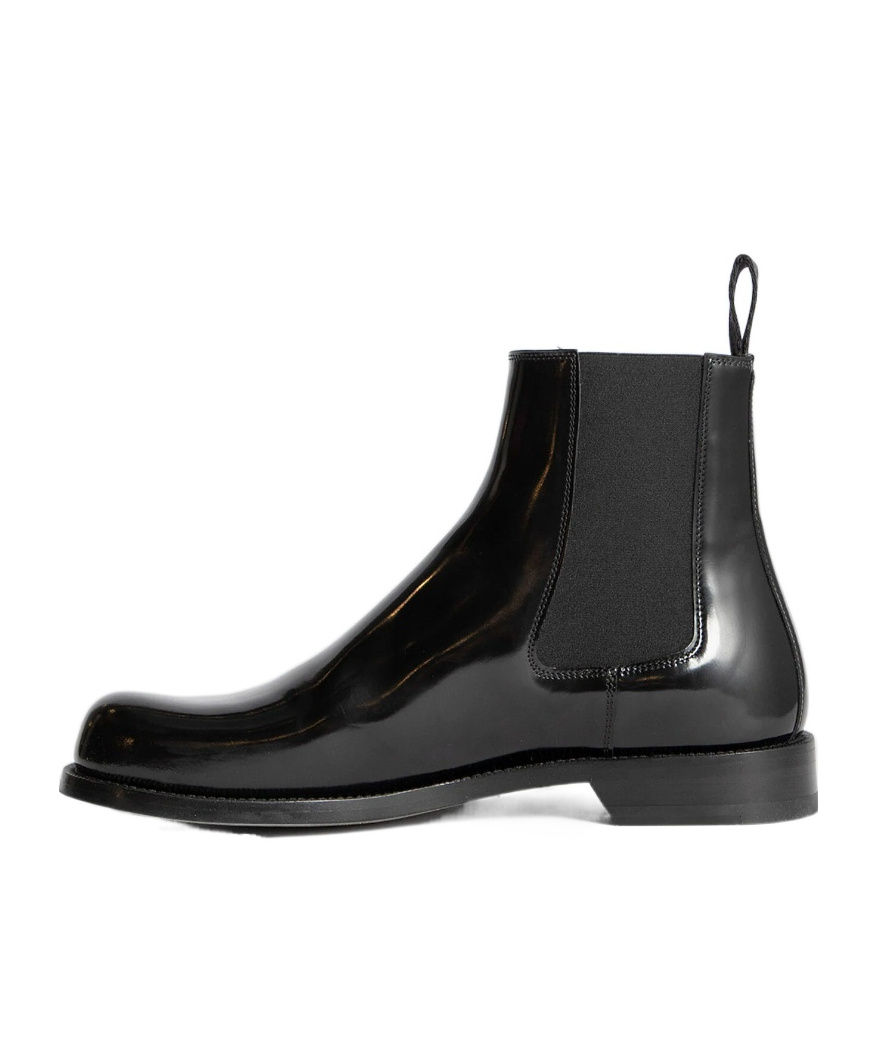 Loewe Women's Campo Patent Leather Chelsea Boots In Black