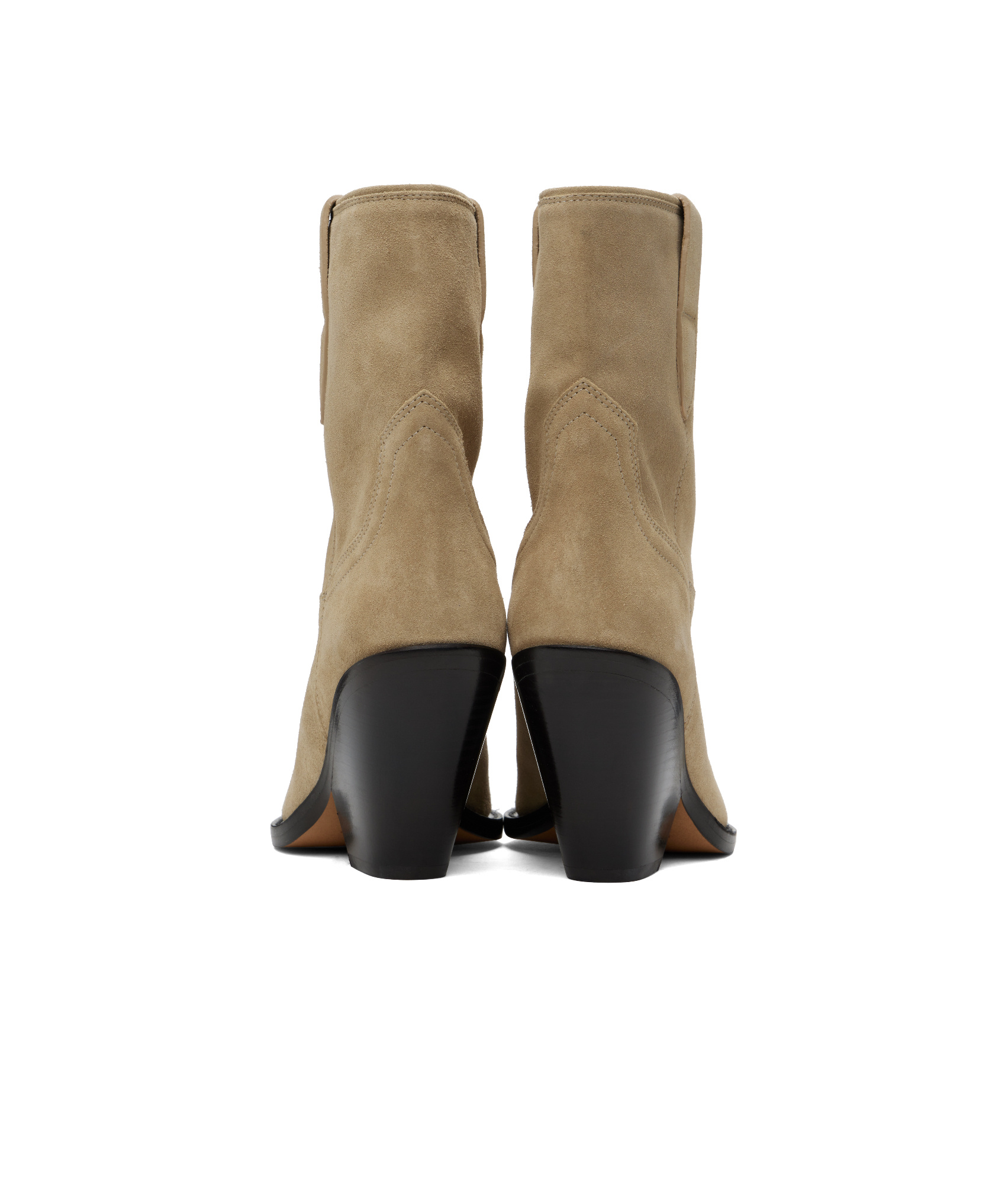 Isabel Marant Beige Leyane Boots In Brown