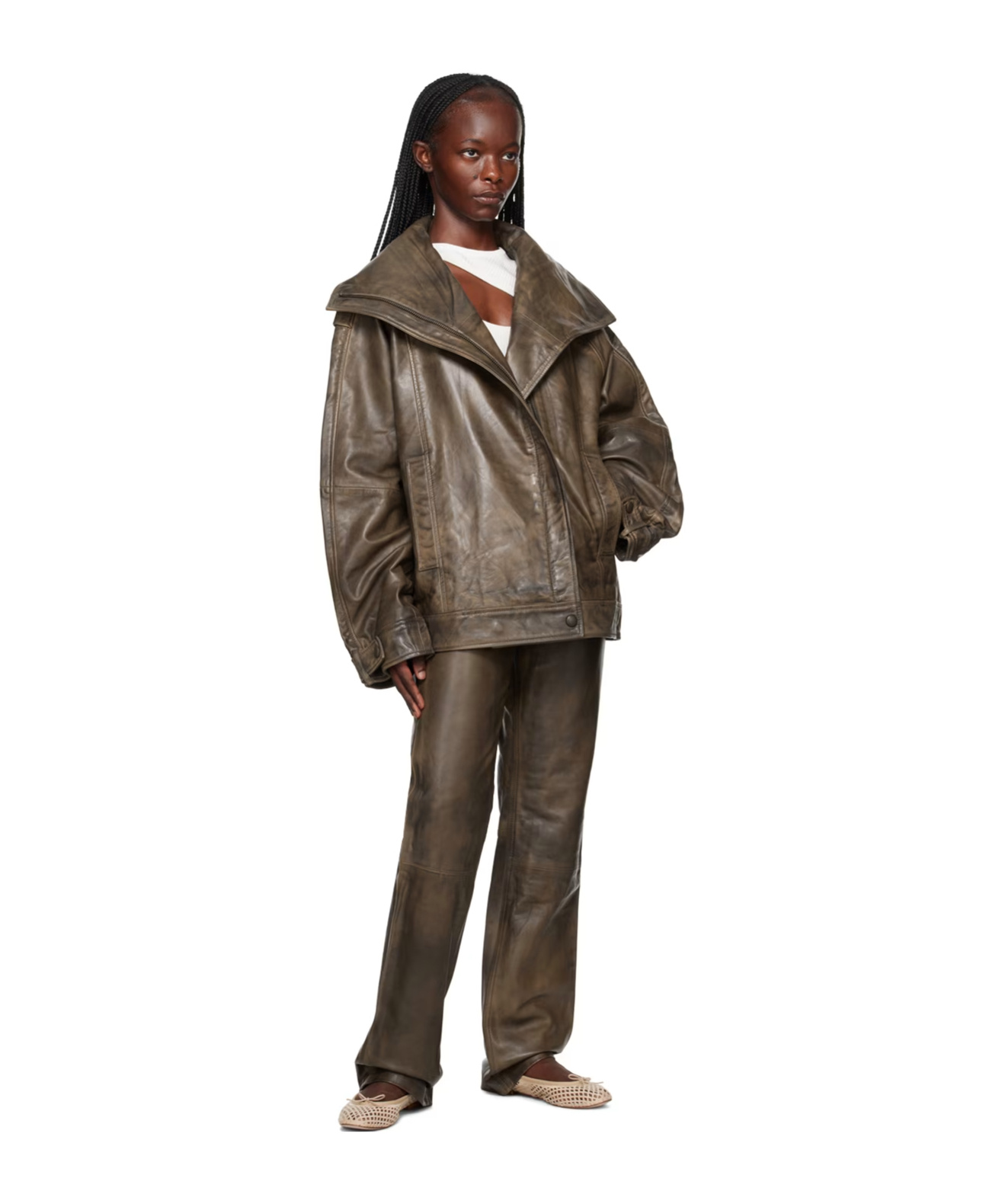 Remain Birger Christensen Five-pocket Casual Pants In Brown