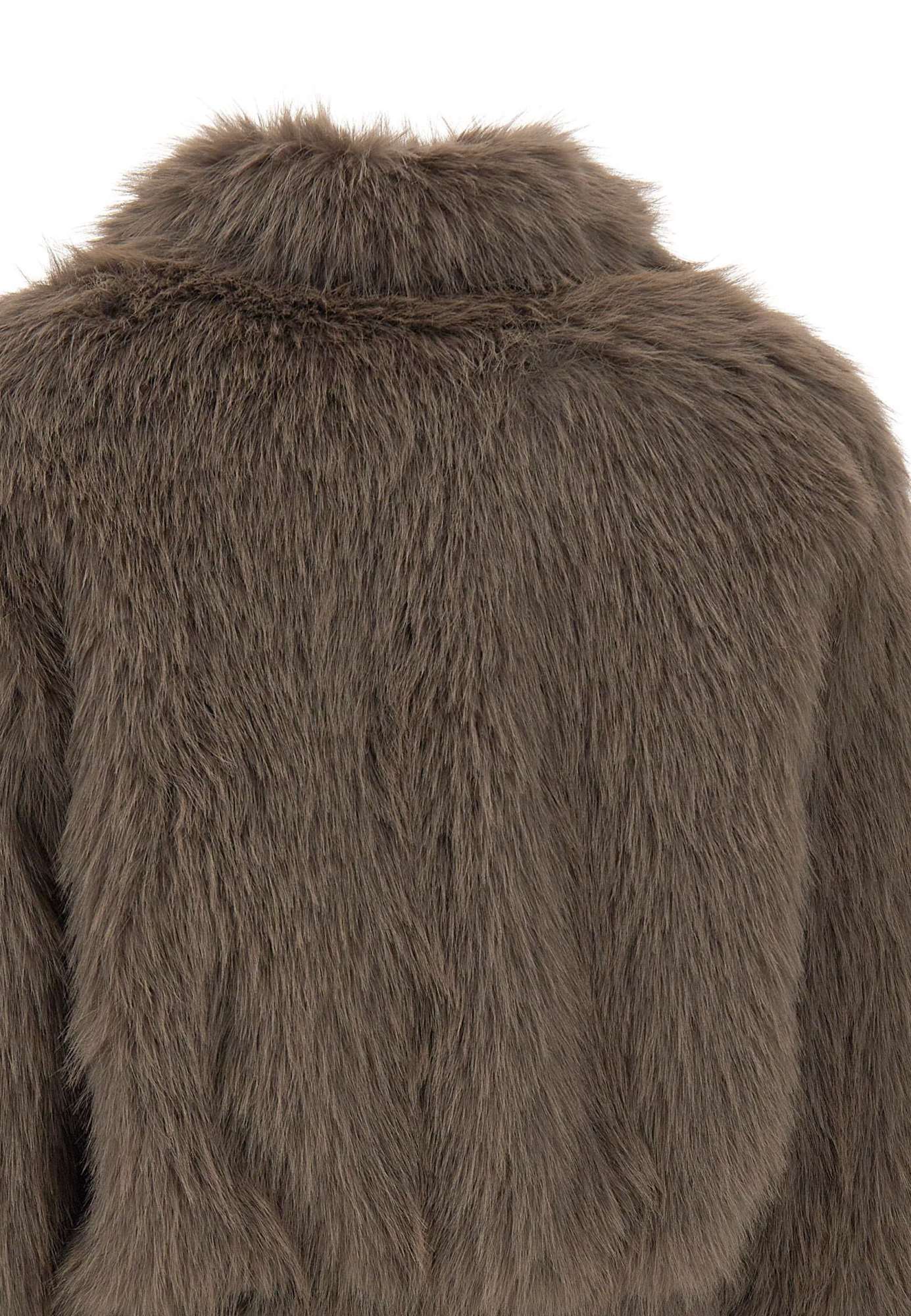 Kaos Long-sleeved Casual Jacket In Brown