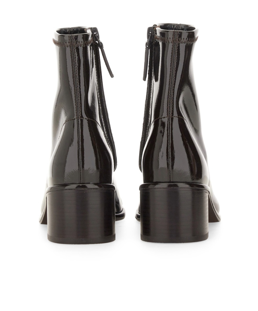 Tory Burch Black Ankle Boots With Logo Plate In Black