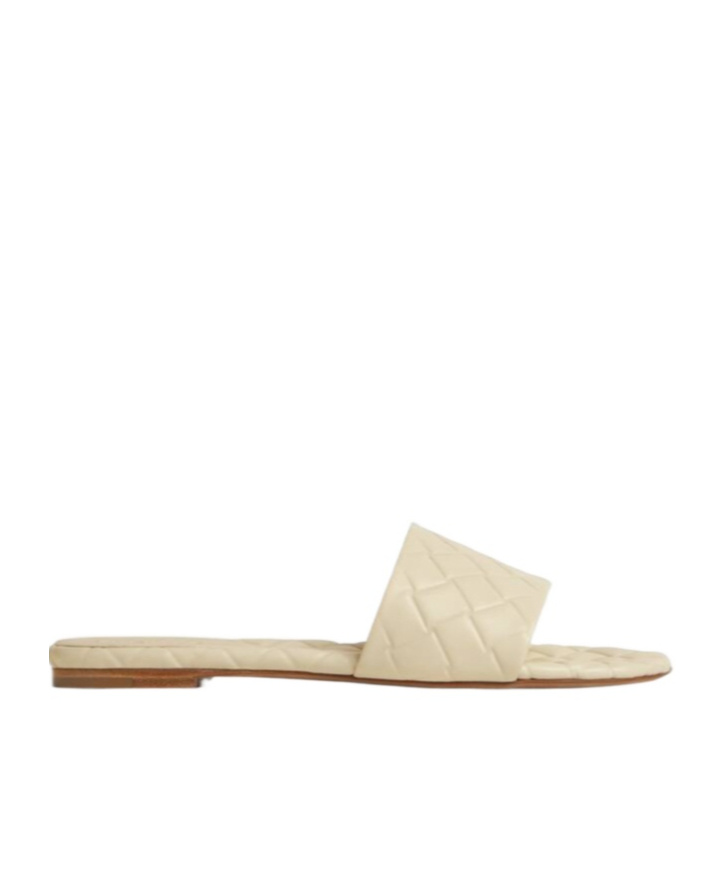 BOTTEGA VENETA AMY WOVEN FLAT SLIPPERS 