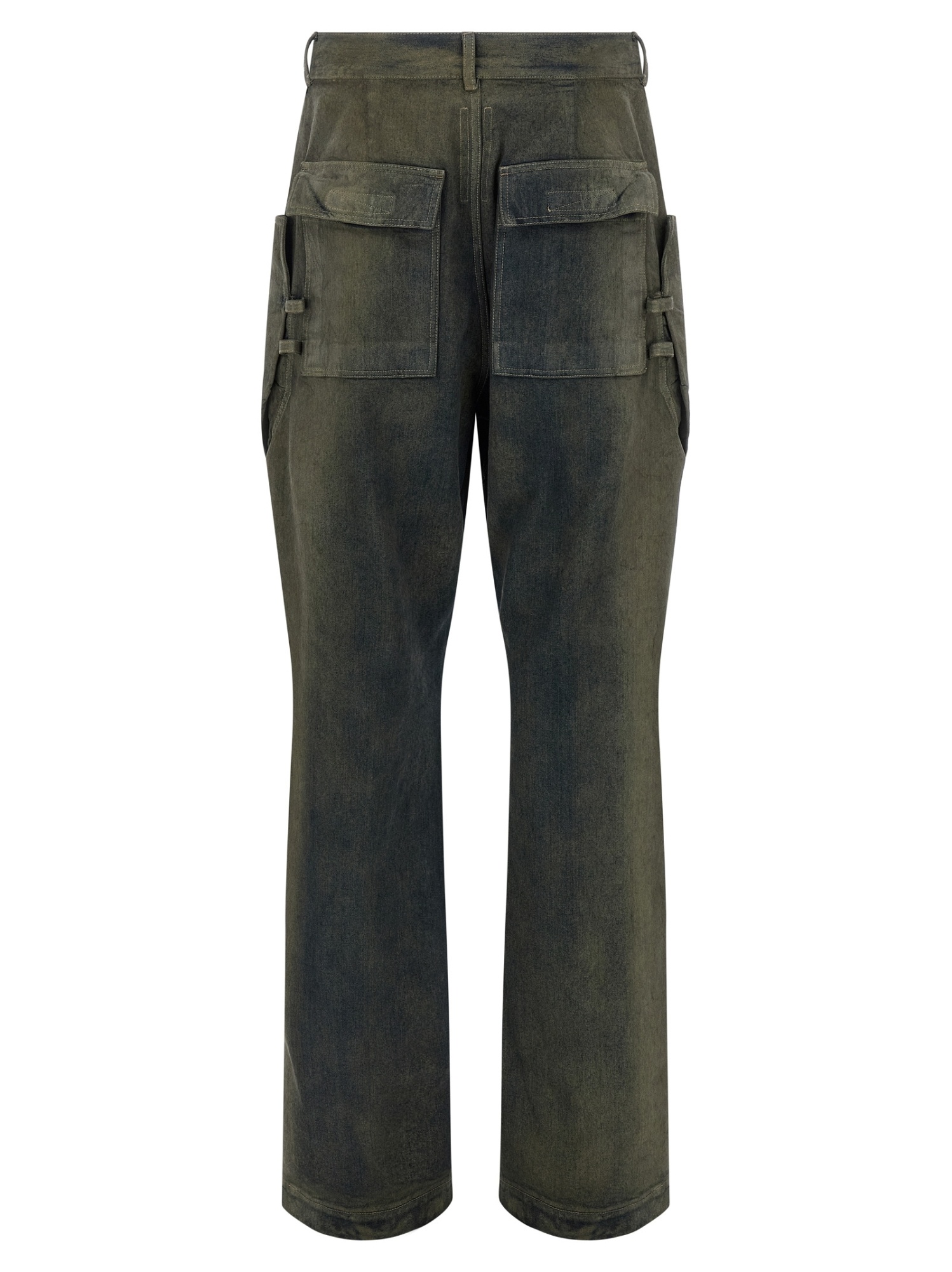 Rick Owens Cargo Pockets Trousers With Belt Loops In Black