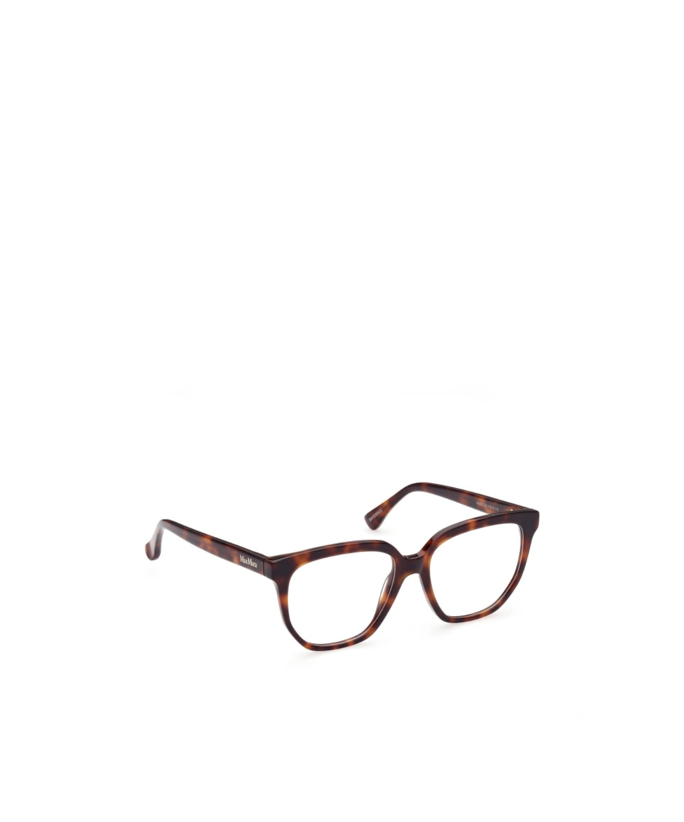 Max Mara Tortoiseshell-effect Optical Lenses In Black