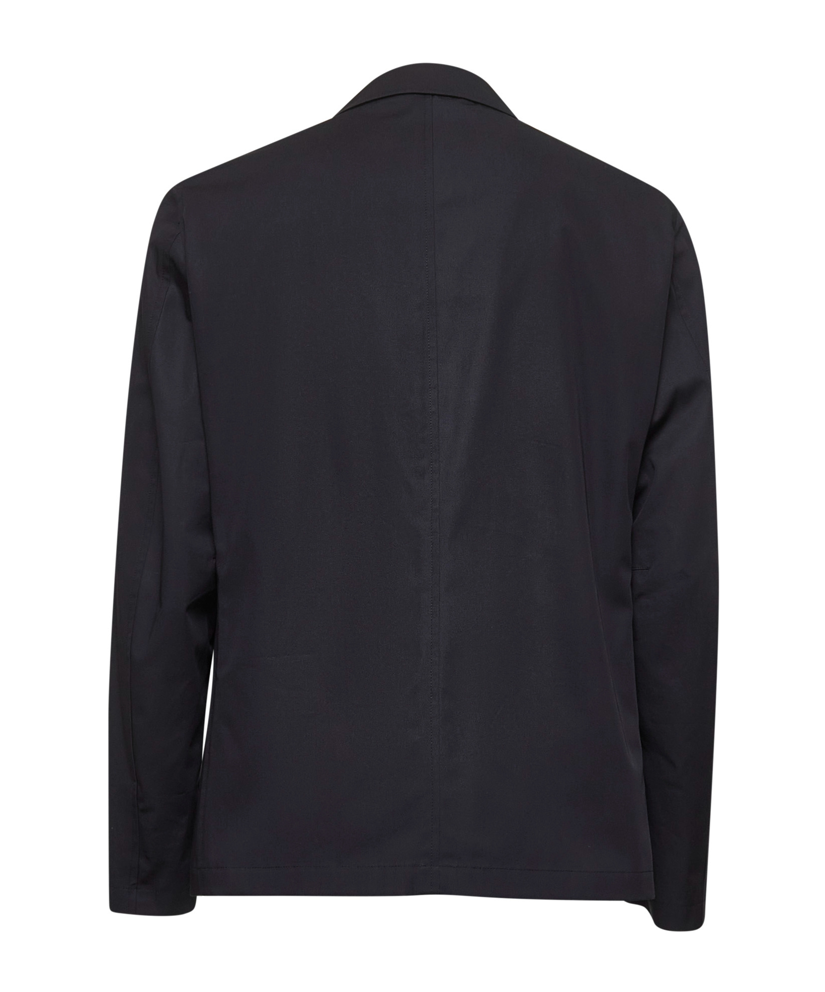 Herno Navy Blue Cotton Trench Coat In Blue