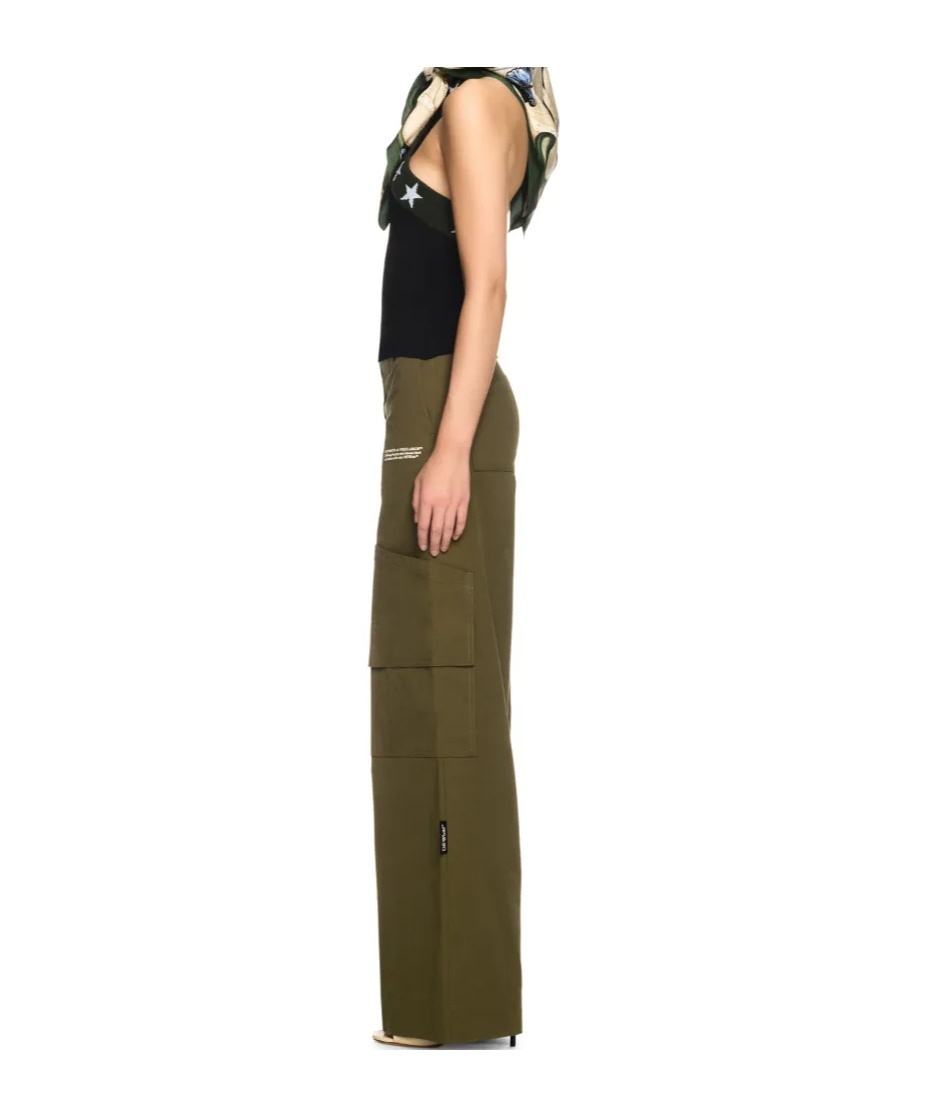 Off-white Off White Trousers In Green