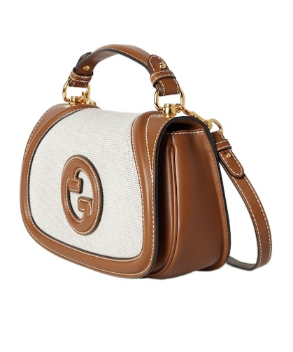Gucci Blondie Small Shoulder Bag In Beige