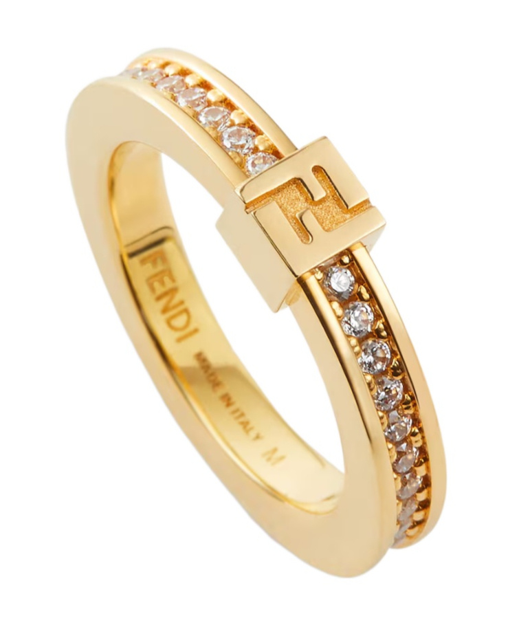 Fendi Forever Ring In Gold