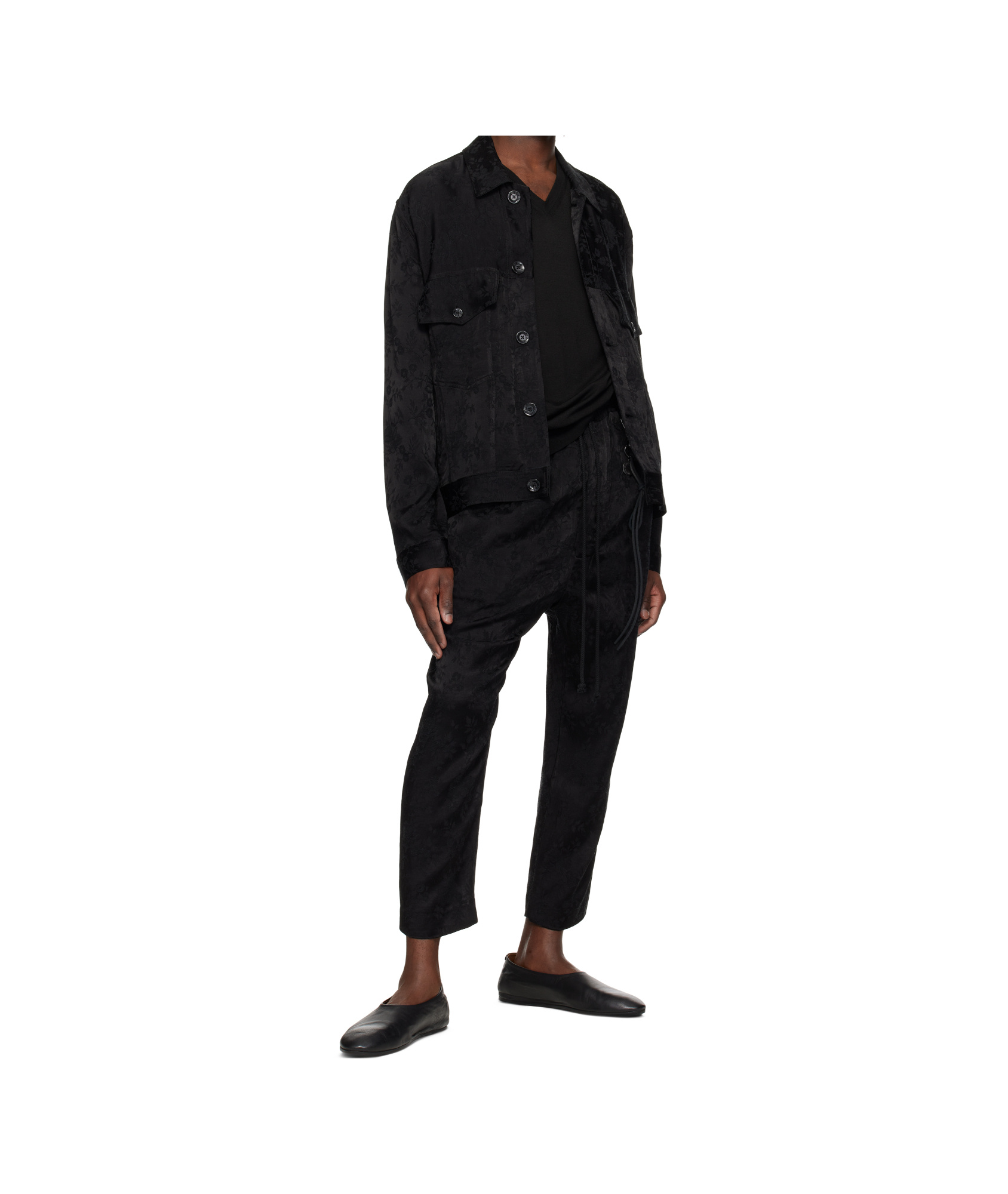Song For The Mute Button Casual Jacket In Black