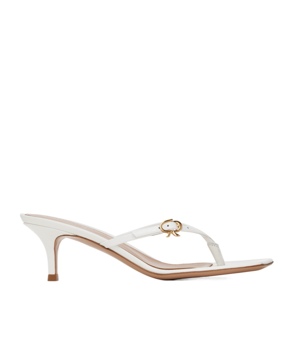 Gianvito Rossi Clim-toed High-heeled Sandals In White