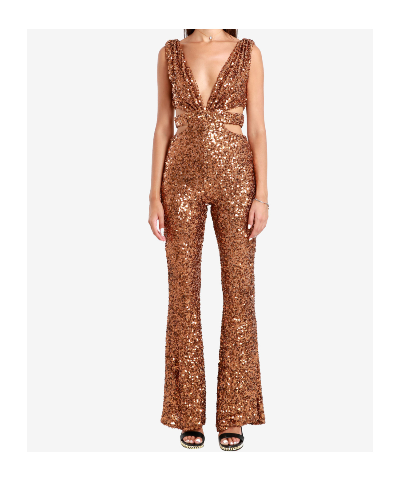 Aniye By Sleeveless Jumpsuit In Brown
