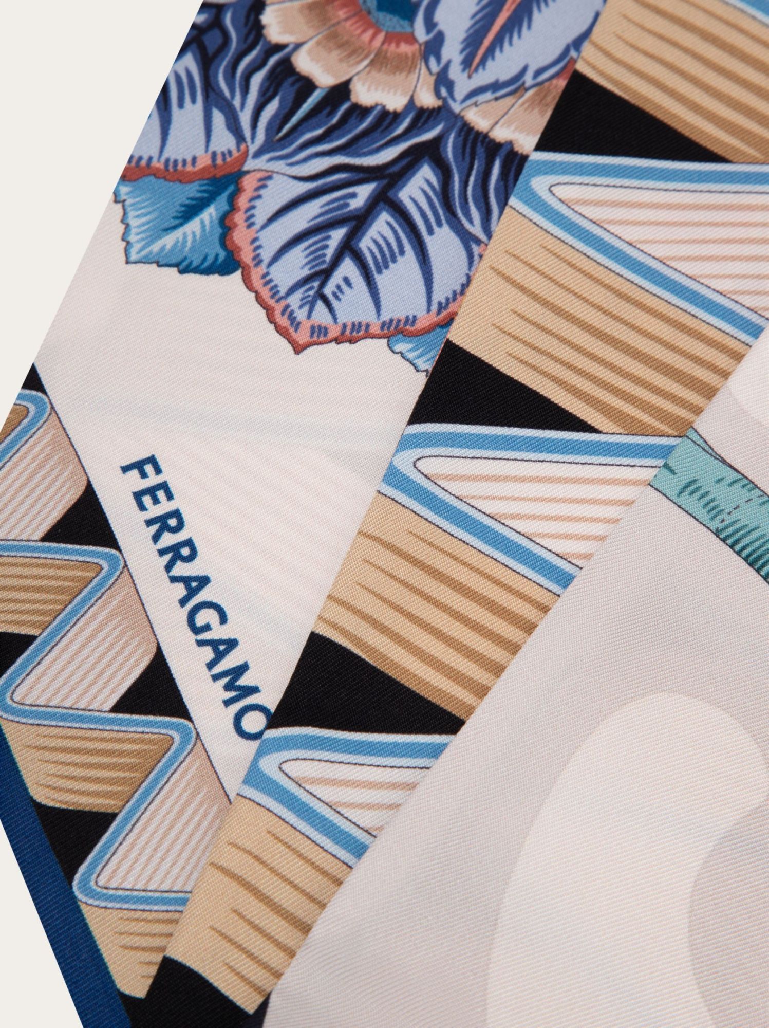 Ferragamo Giada Printed Silk Scarf