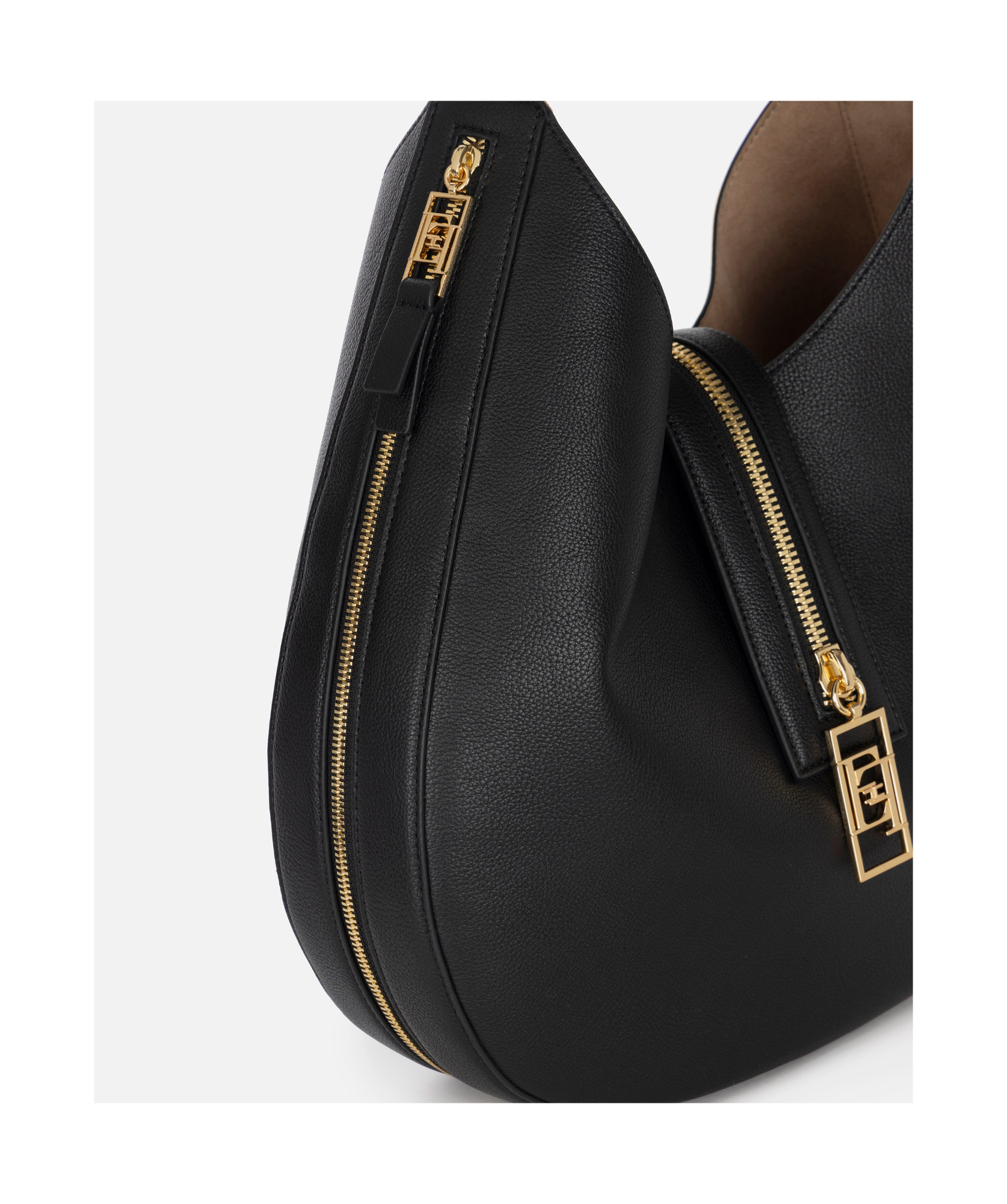 ELISABETTA FRANCHI LOGO SHOULDER BAG