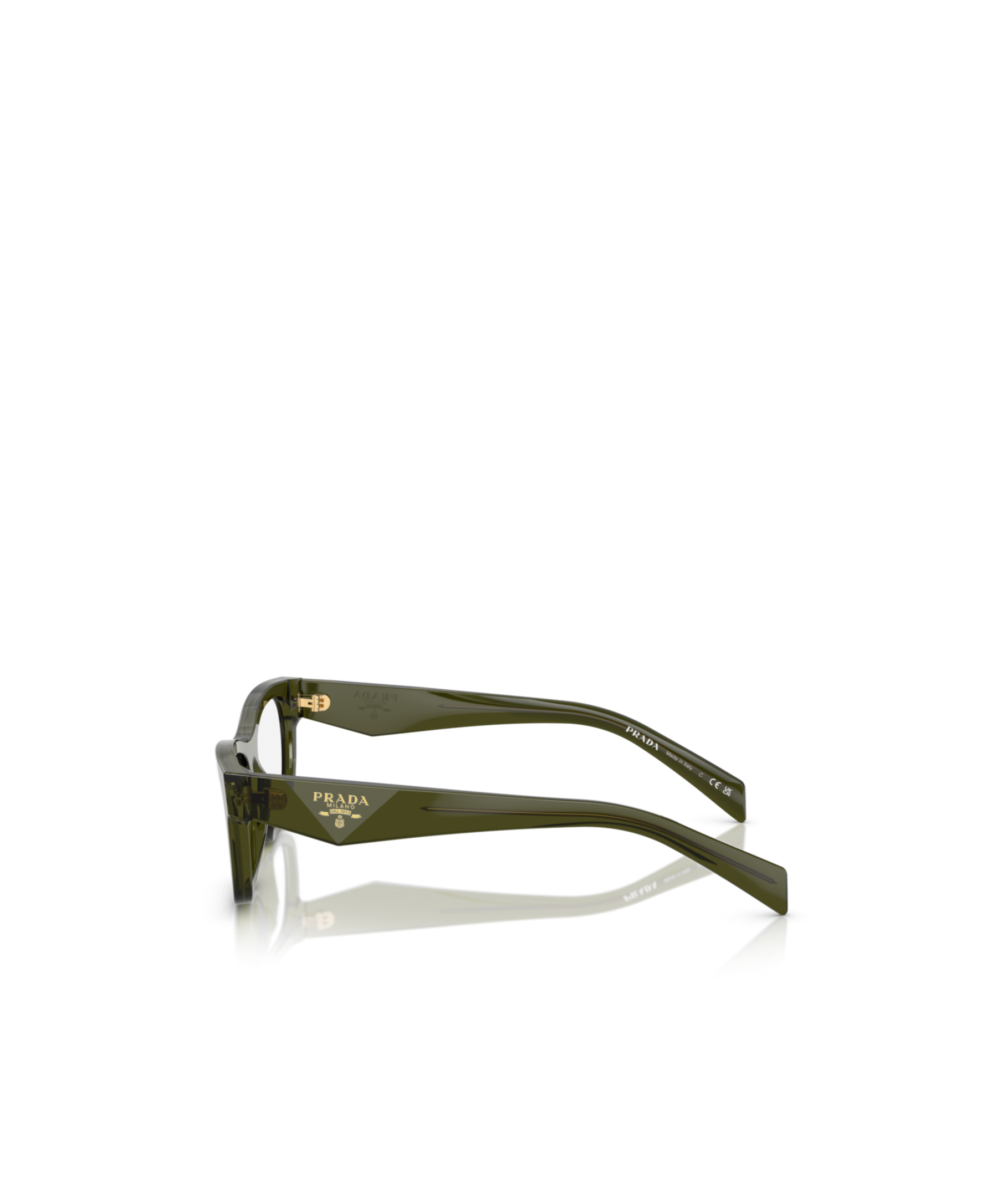 Prada Full-frame Flat Mirror In Green