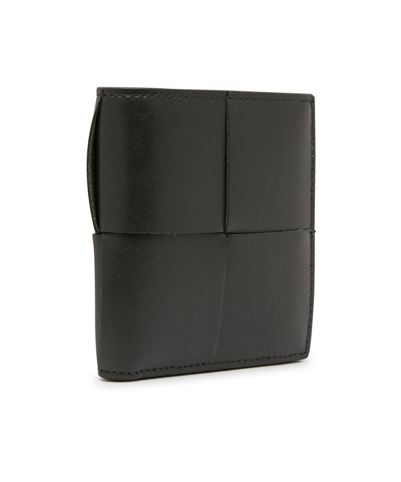 Shop Bottega Veneta Folding Wallet In Black