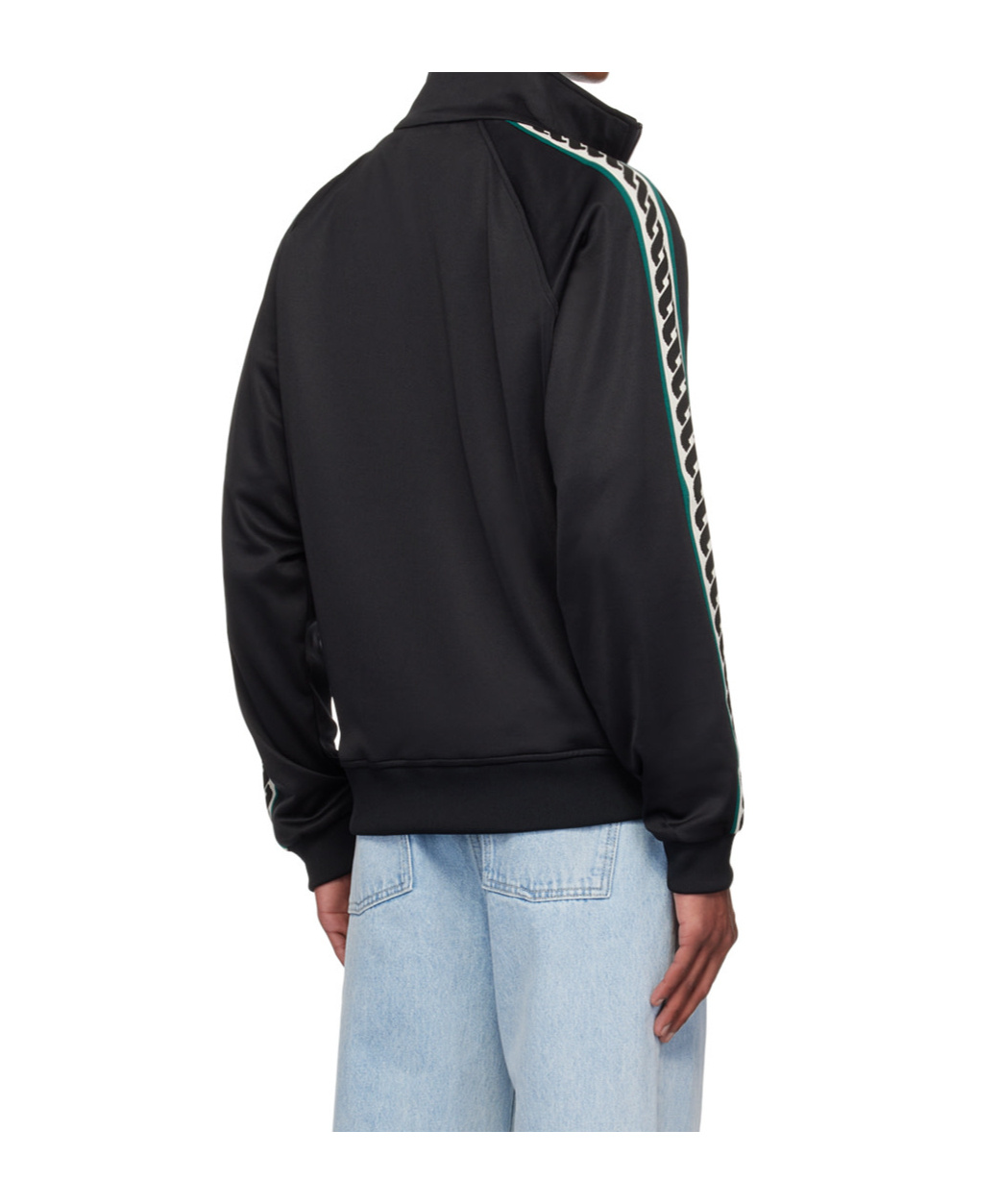 Drôle De Monsieur Long-sleeved Zipper Jacket In Black