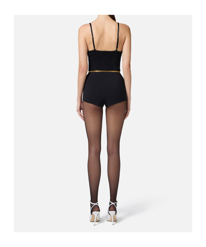 ELISABETTA FRANCHI SUSPENDER JUMPSUIT