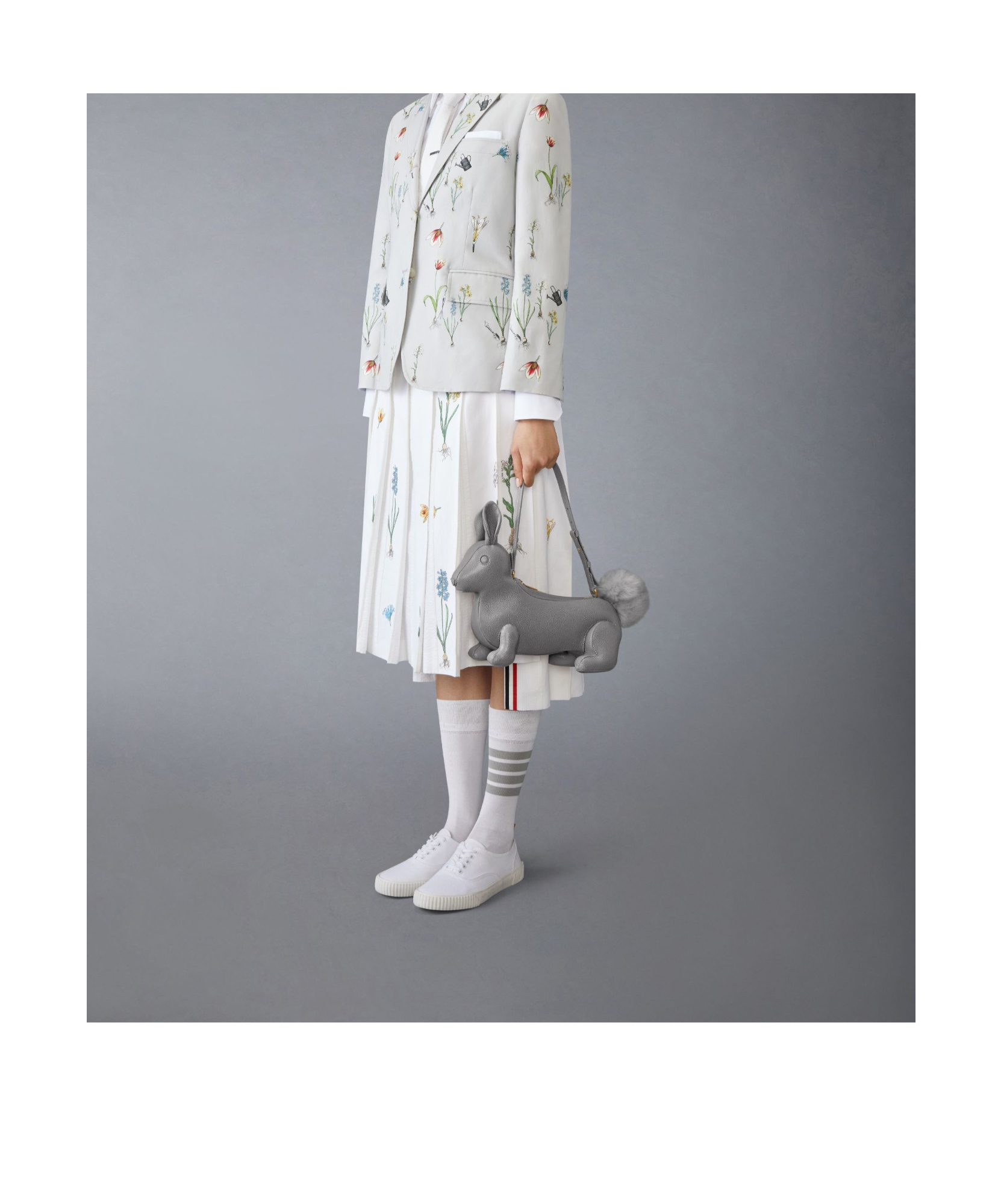 THOM BROWNE RABBIT SHOULDER BAG