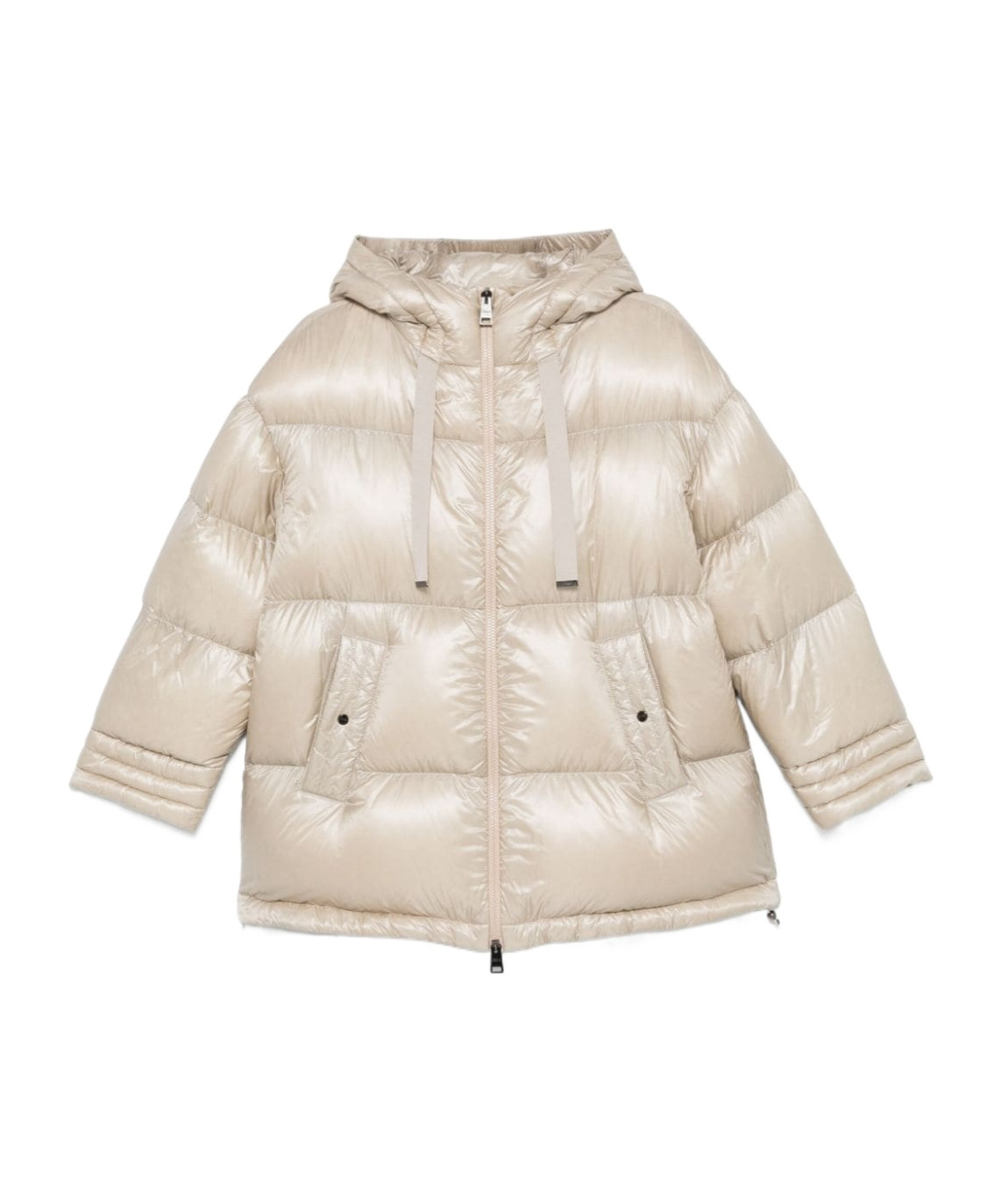 Herno Padded Coat In Nude