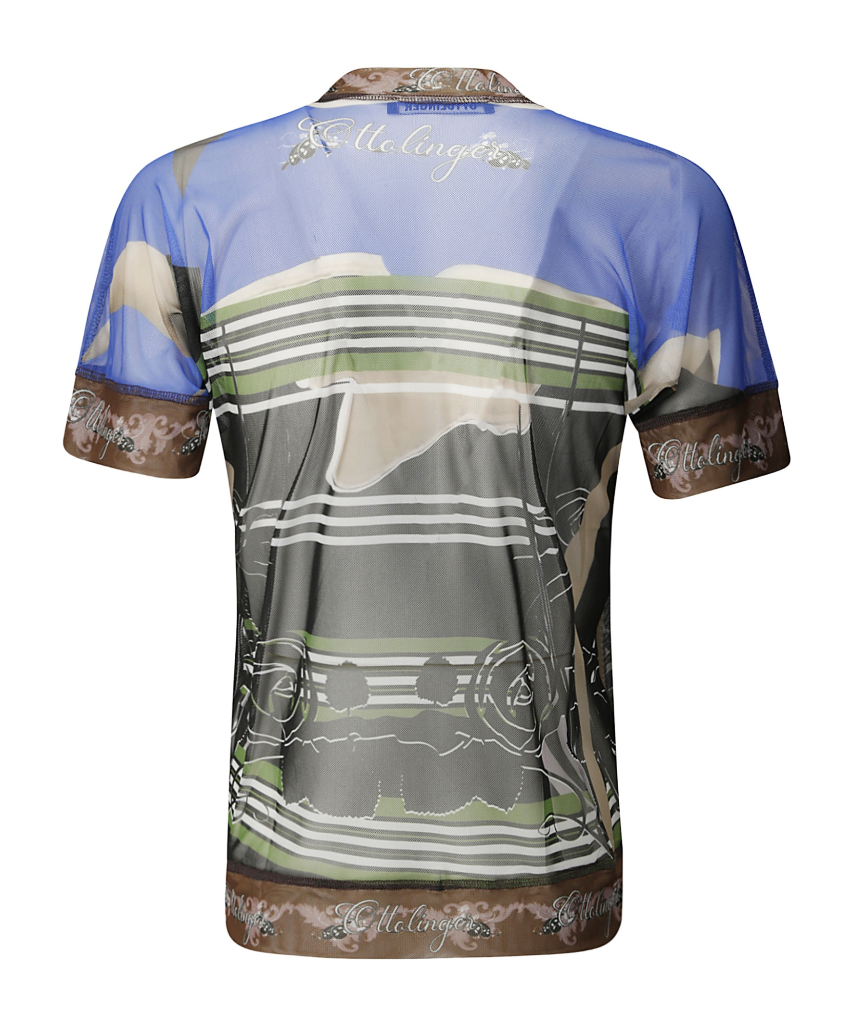 Ottolinger Multicolor Mesh T-shirt In Multicolor