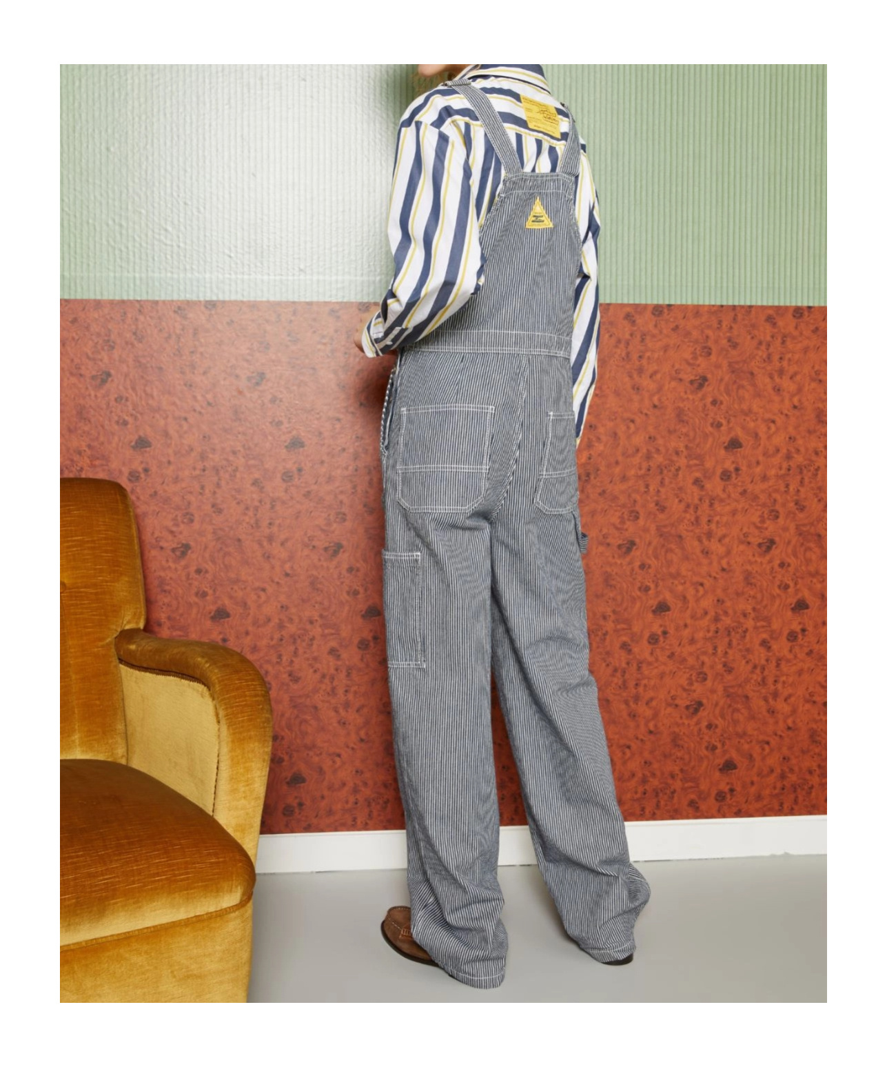 Maxco. Magico Adriatico Denim Dungarees In Multi