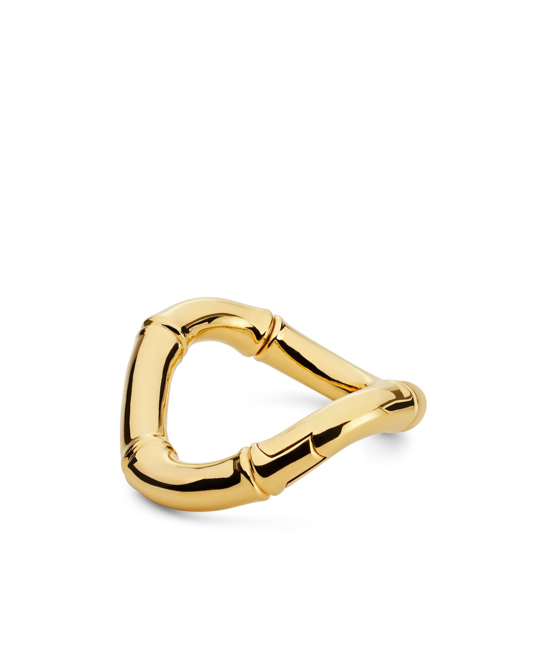Gucci Bamboo Cuff Bracelet In Yellow