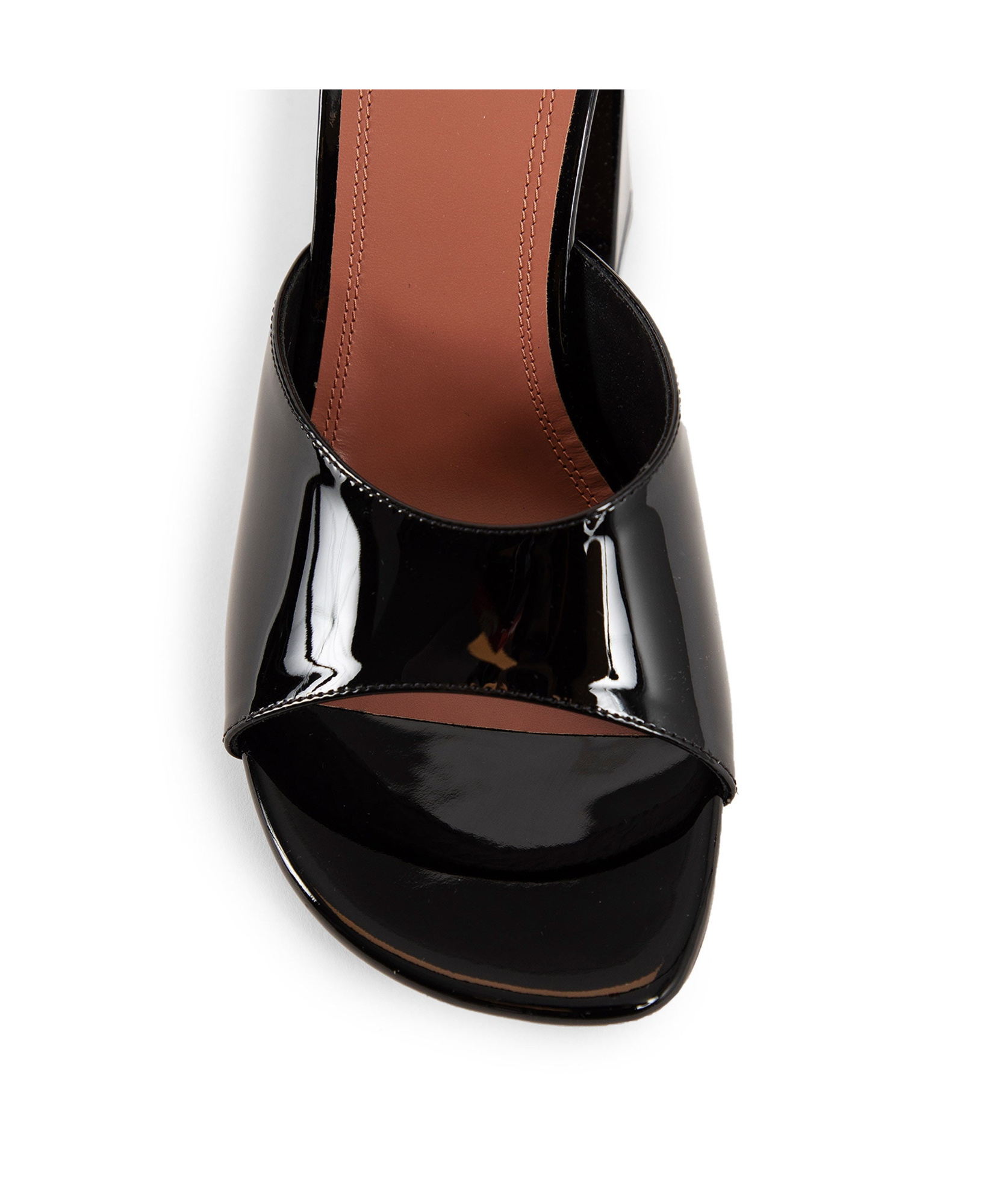 Amina Muaddi Woman Black Mules In Black