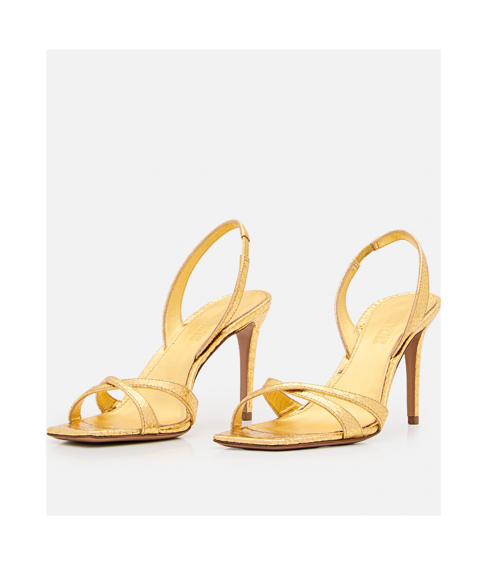 Shop Paris Texas Stiletto 85mm Leather Sandals In Nude