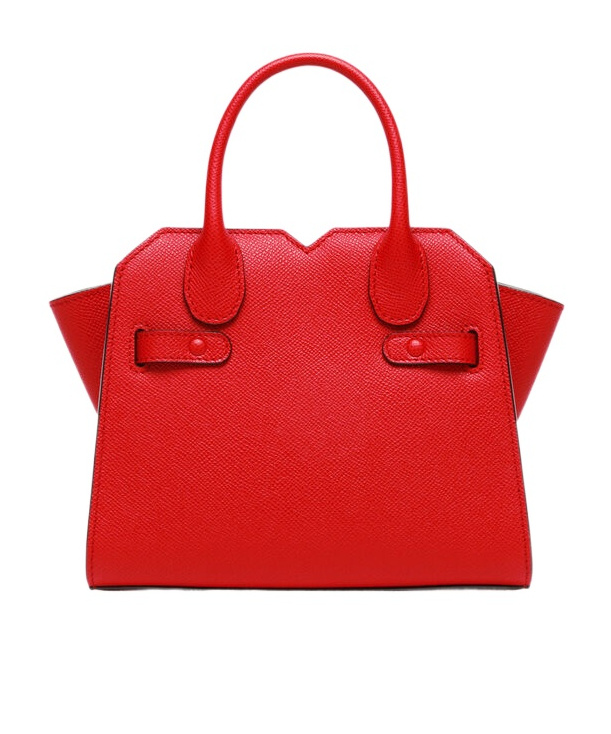 Valextra Milano Crossbody Micro Bag In Red