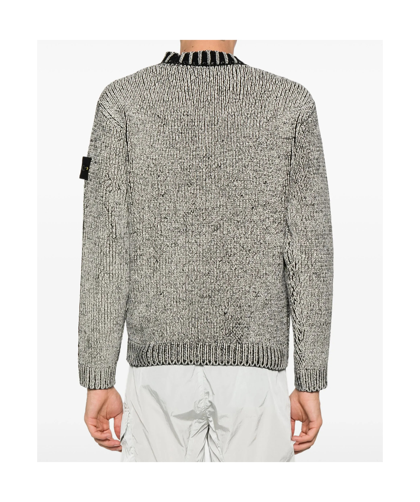 Stone Island Crew-neck Sweater In Black