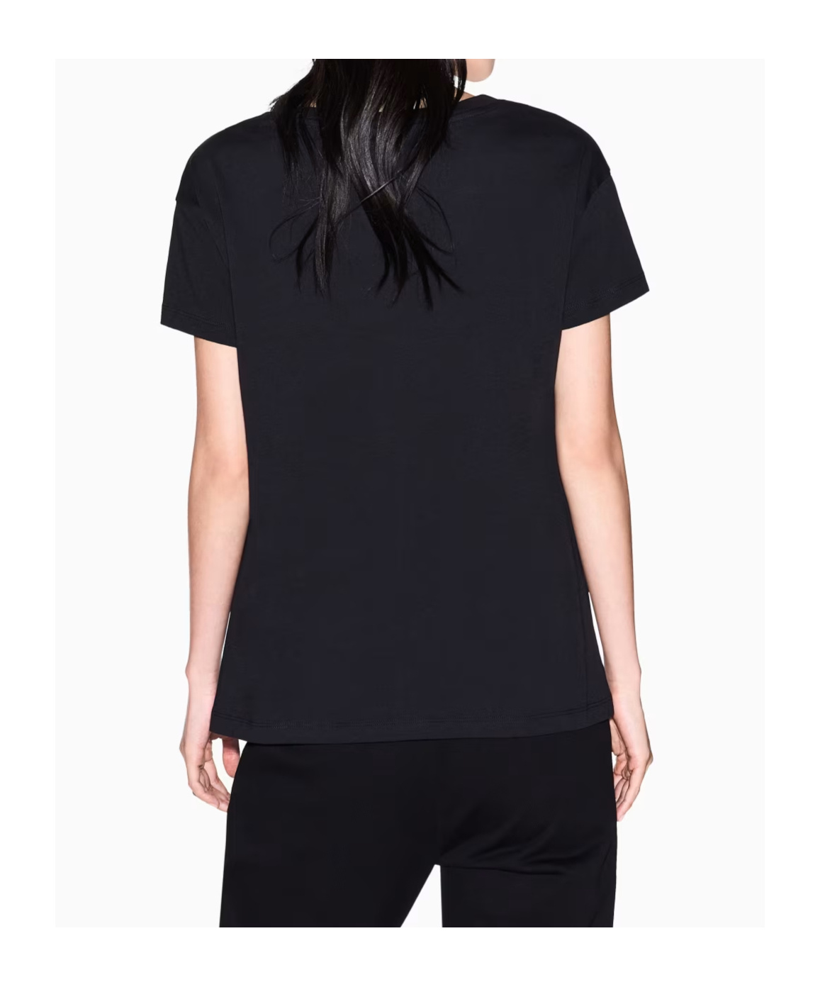 Armani Exchange Short Sleeve T-shirt In Black