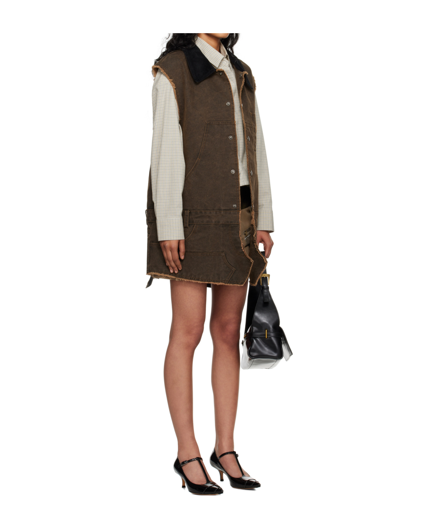 Andersson Bell Carpenter Dress In Brown