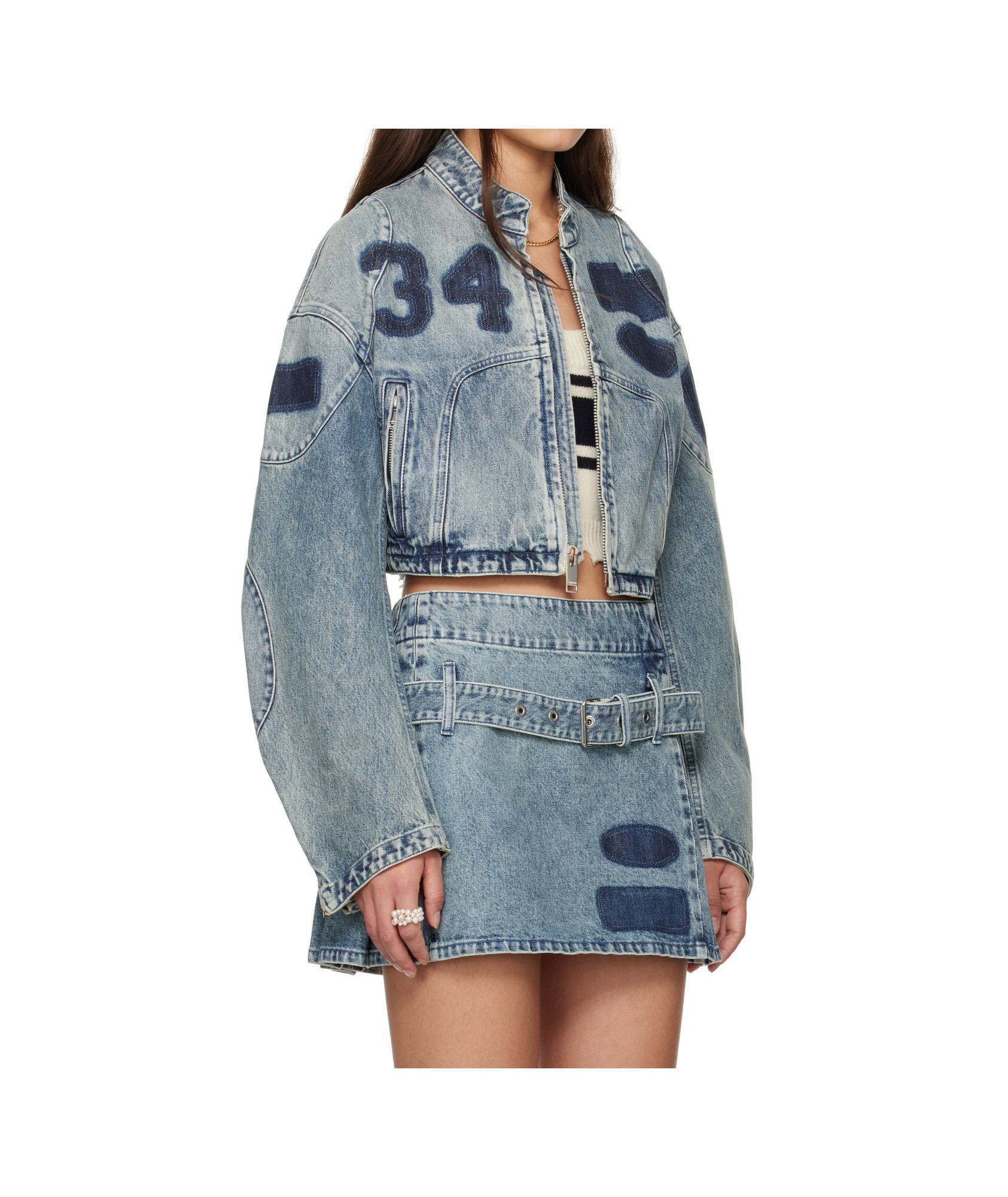 Ambush Rider Jacket In Gray
